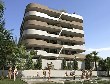 Apartamentos de 2 dormitorios en planta baja cerca de la playa en Arenales del Sol  in Ole International