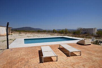 3 bedroom country house with large storage & pool near Pinoso  in Ole International