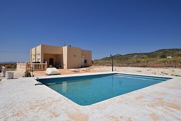 3 bedroom country house with large storage & pool near Pinoso  in Ole International