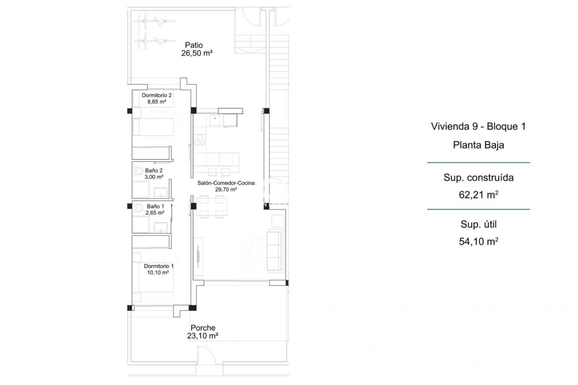 New Build - Bungalow - Orihuela Costa - PAU 26