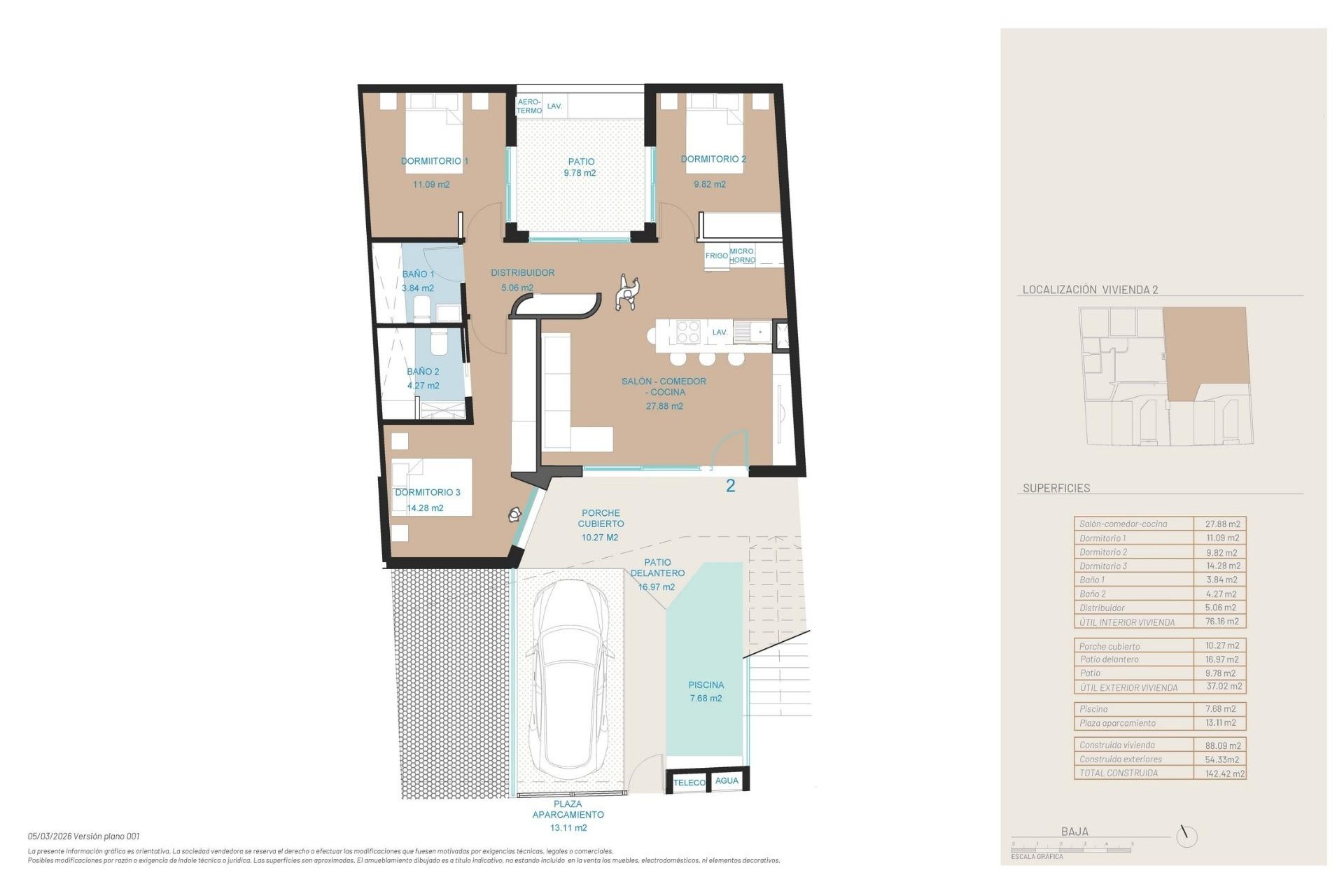 New Build - Bungalow - San Pedro del Pinatar - Pueblo