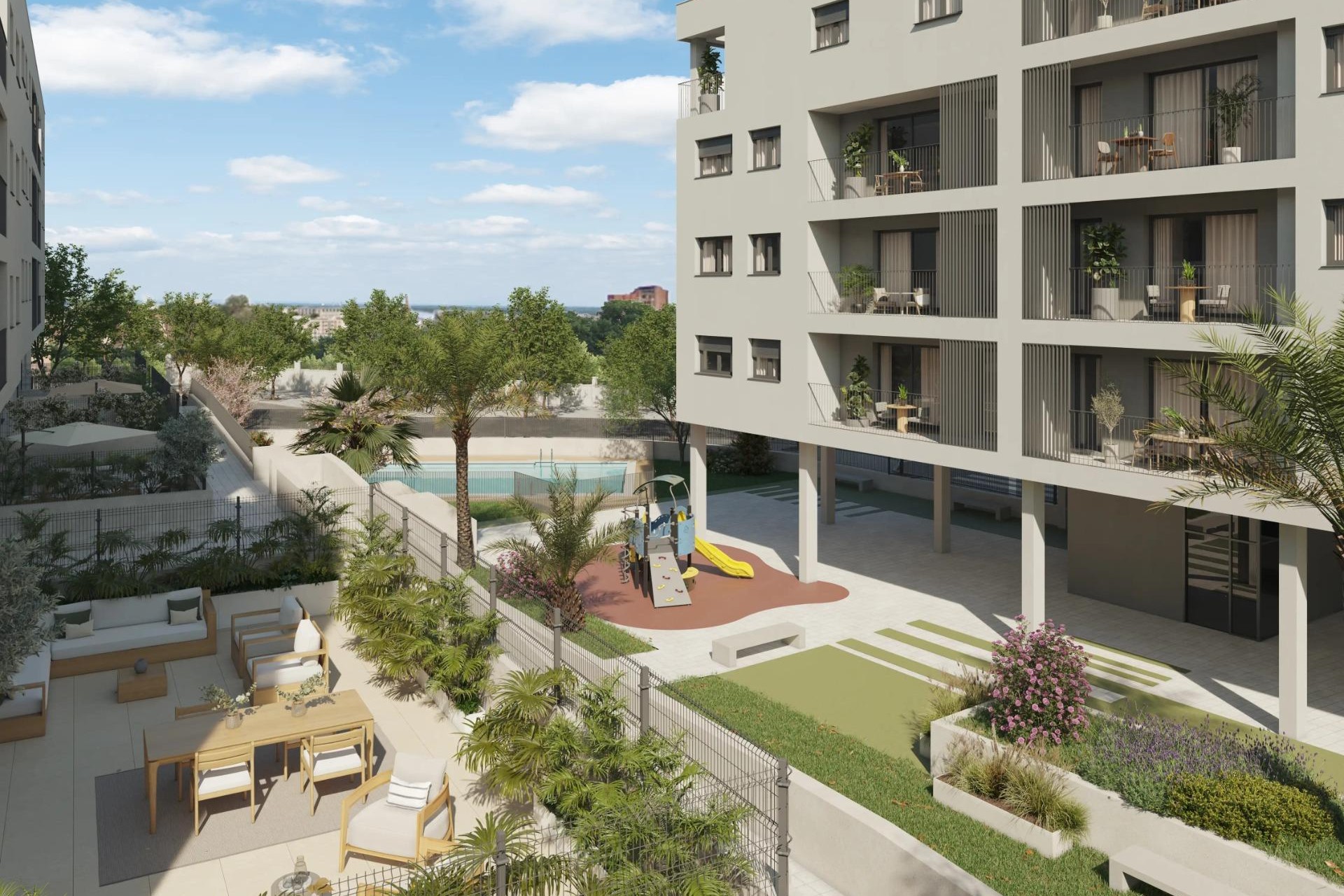New Build - Ground floor apartment - Alicante - San Agustín