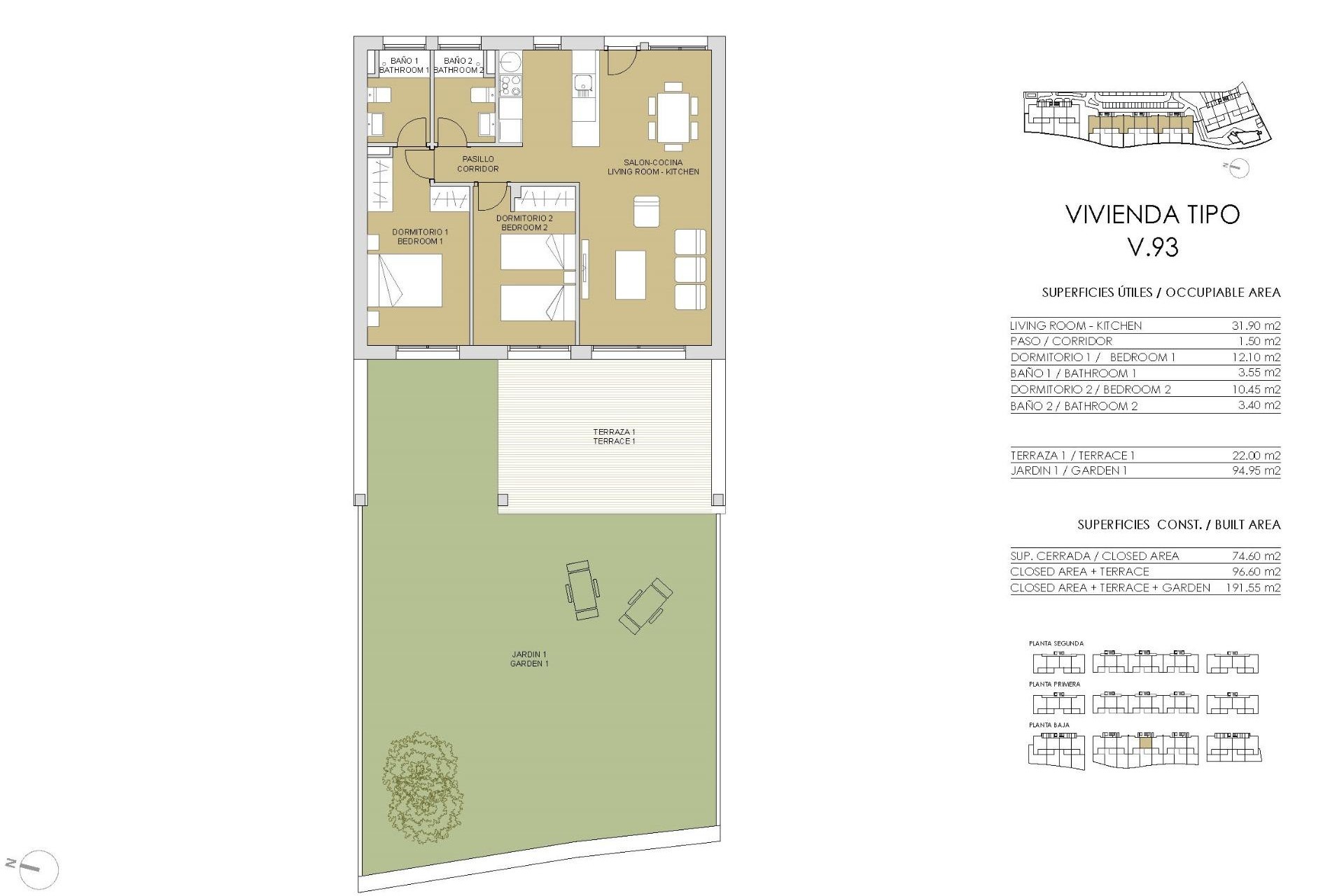 New Build - Ground floor apartment - Pilar de la Horadada - Lo Romero Golf