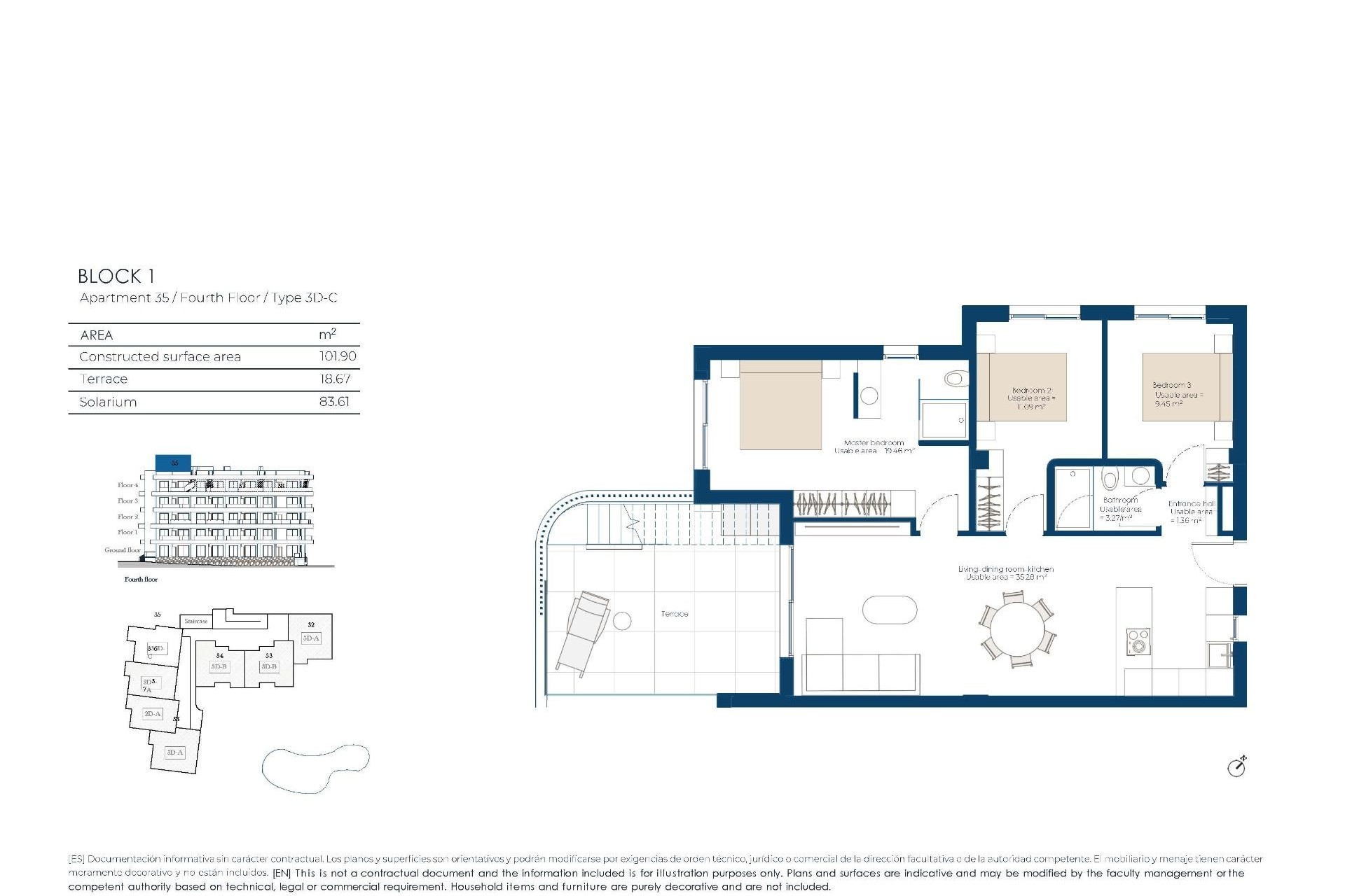 New Build - Penthouse - Baños y Mendigo - El Valle Golf