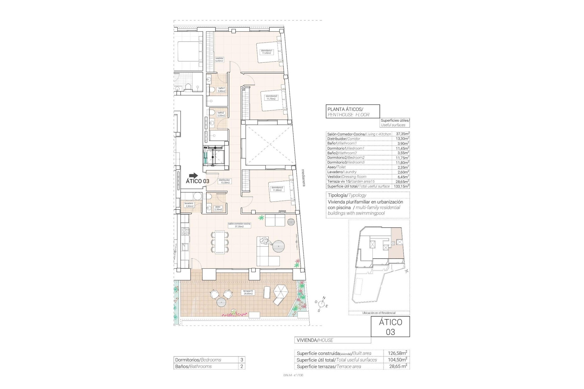 New Build - Penthouse - Hondón de las Nieves - Pueblo