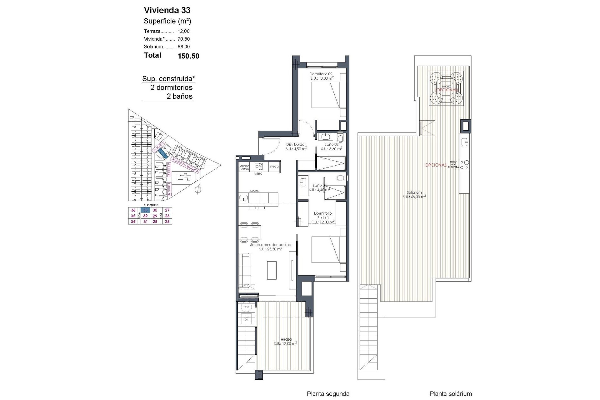 New Build - Penthouse - Los Alcazares - Serena Golf