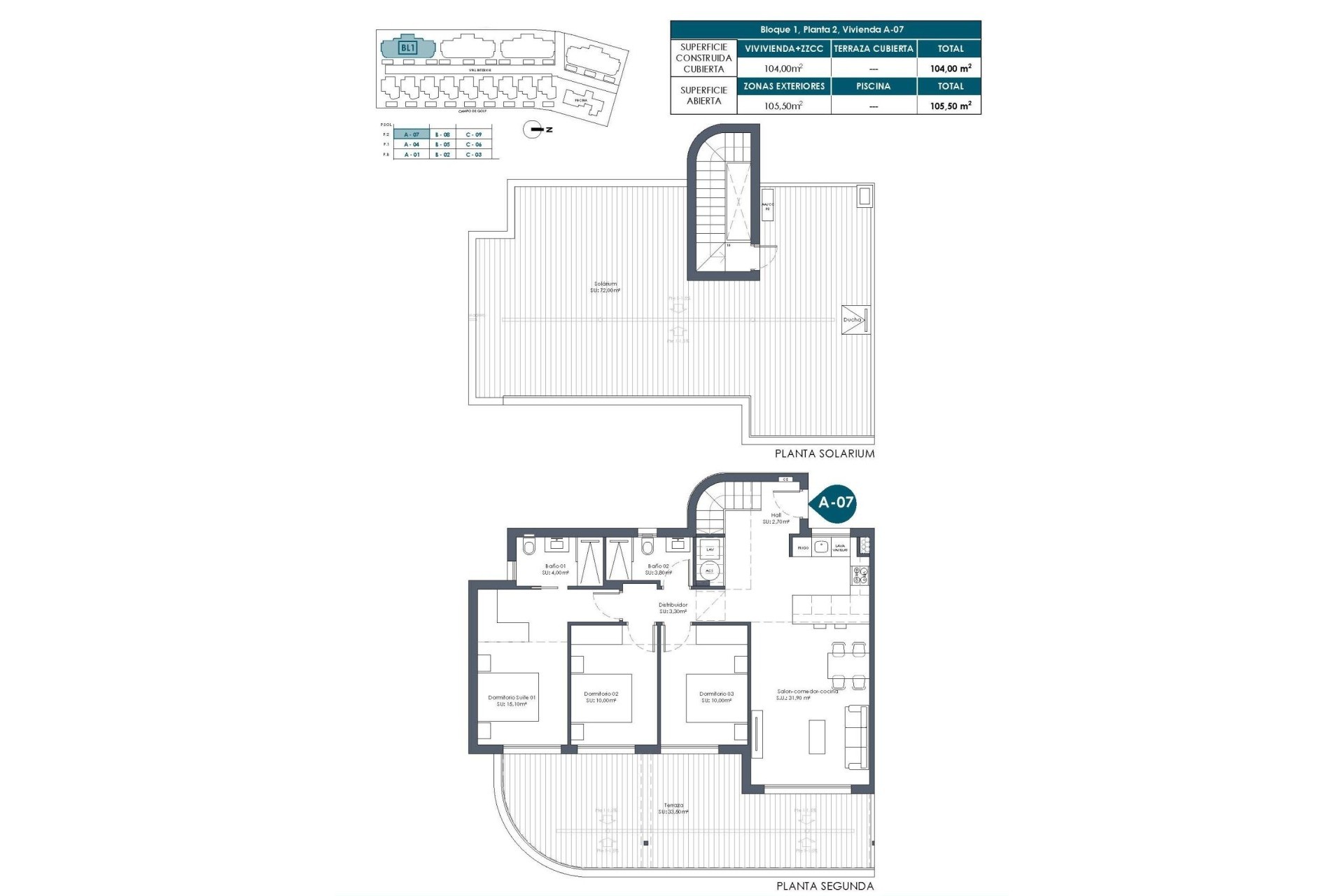 New Build - Penthouse - Los Alcazares - Serena Golf