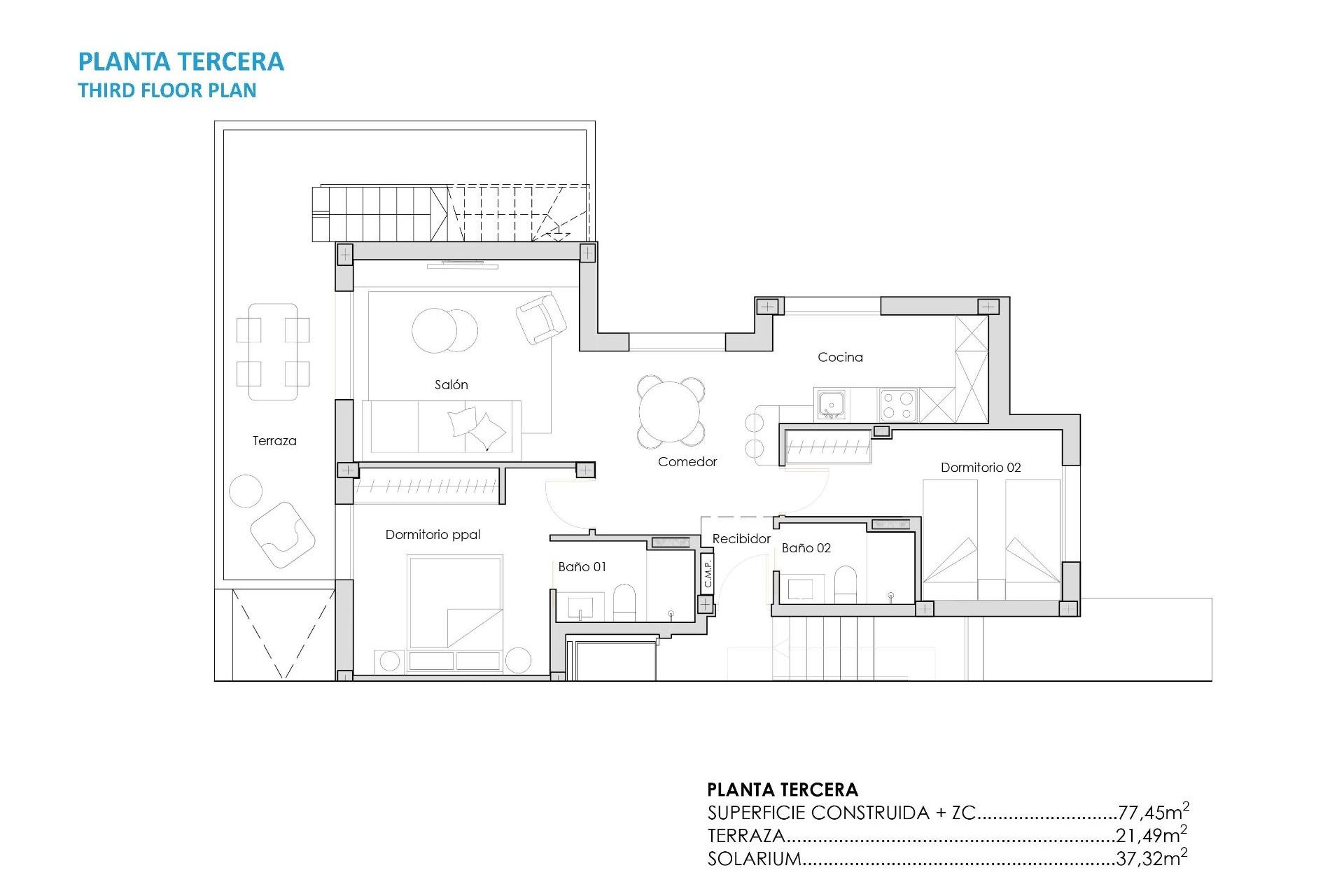 New Build - Penthouse - Torre Pacheco - Santa Rosalia Lake and Life Resort
