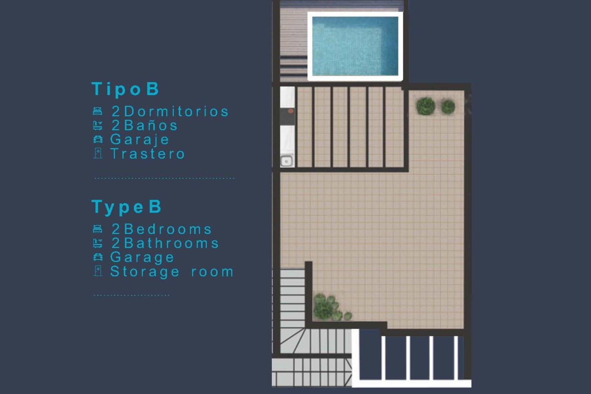 New Build - Top Floor Bungalow - San Pedro del Pinatar - Los Pinos