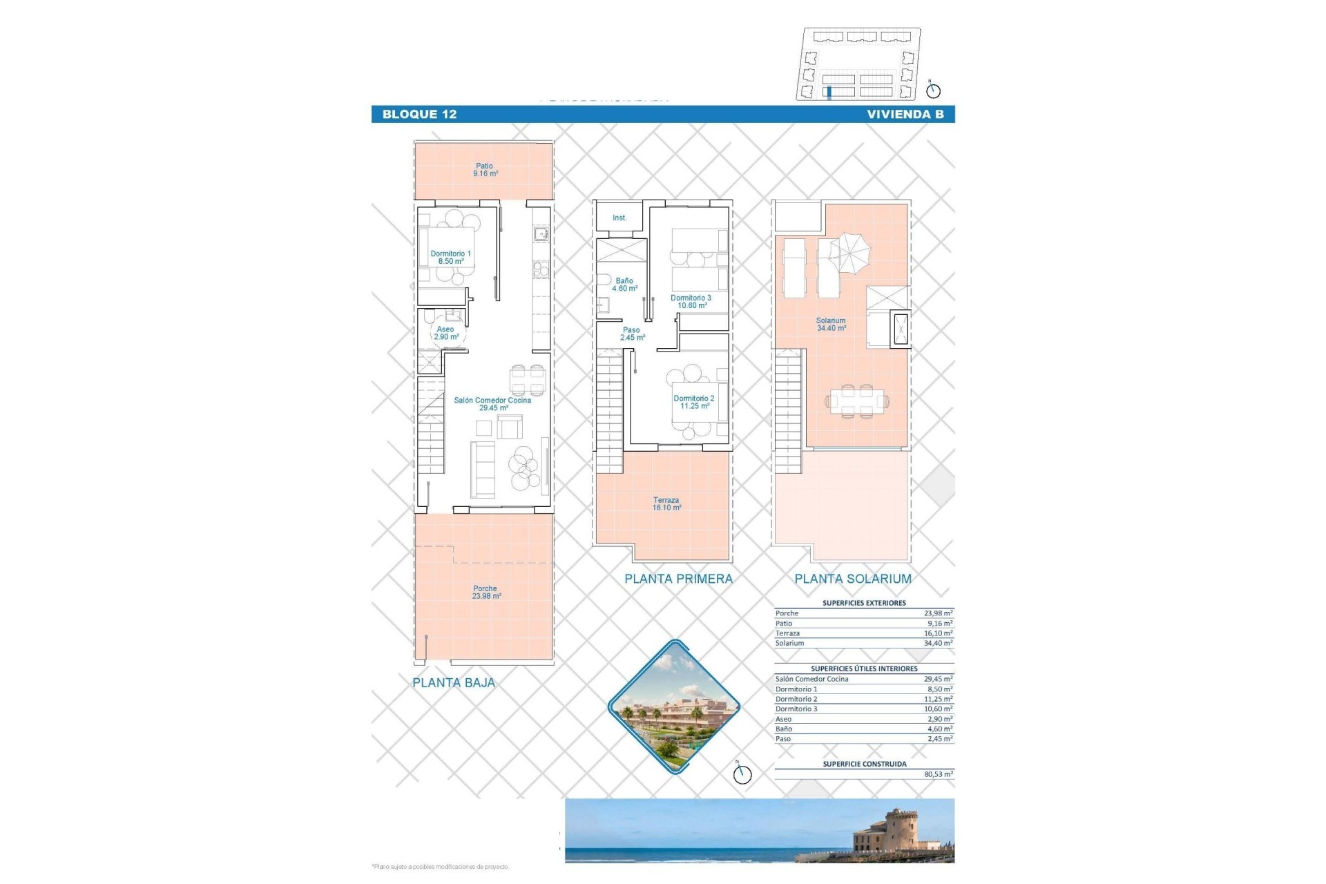 New Build - Townhouse - Pilar de la Horadada - Lo Monte