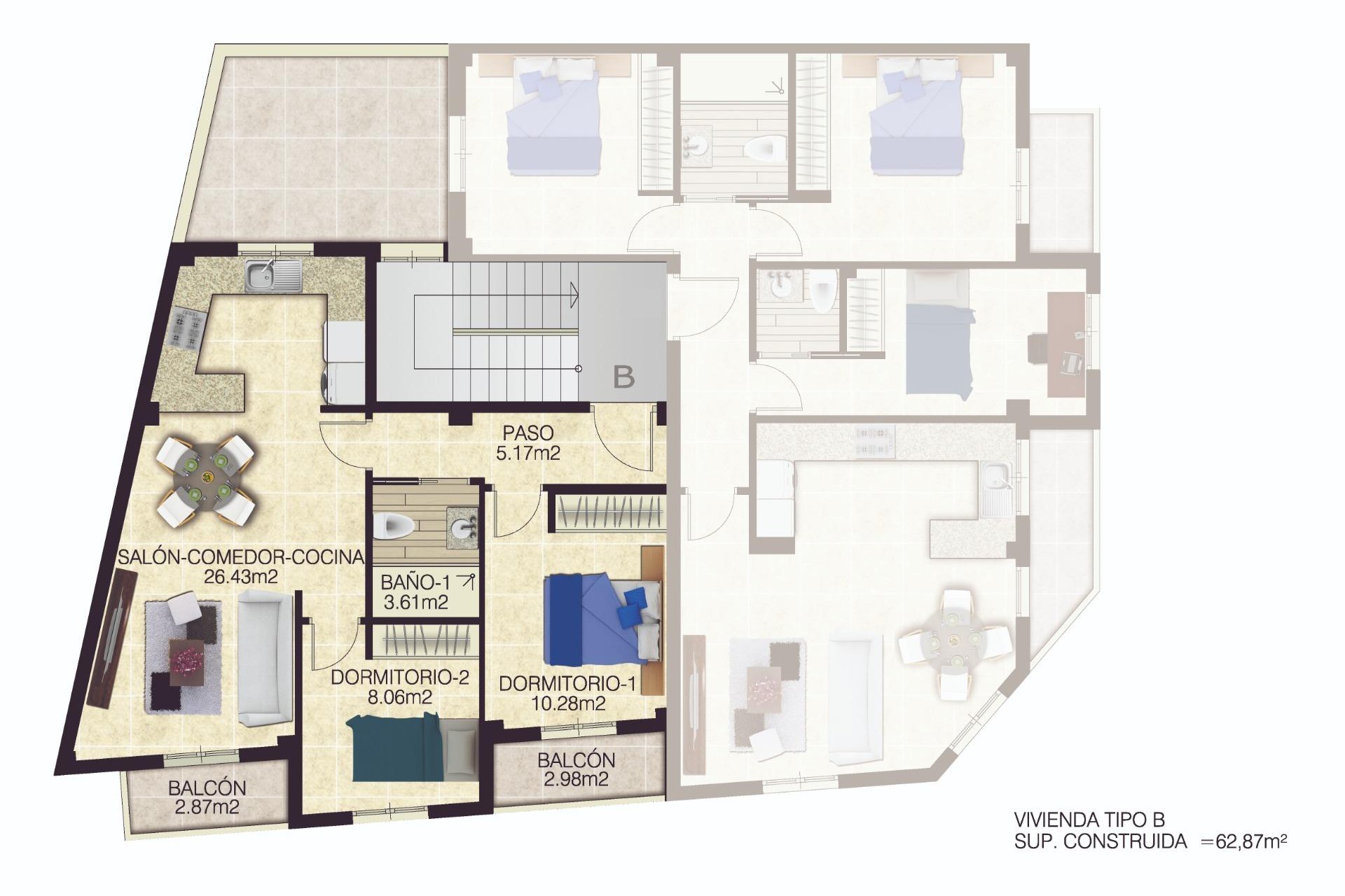 Nieuwbouw Woningen - Apartment - Jacarilla - pueblo