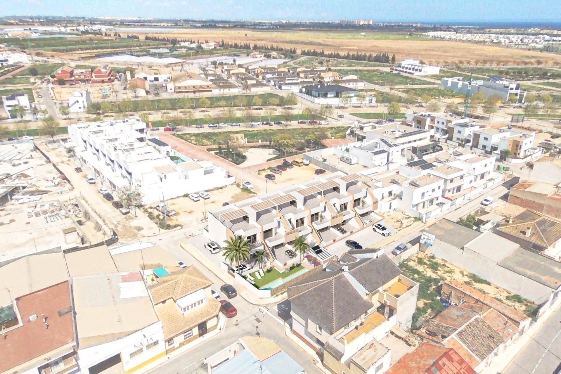 Nieuwbouw Woningen - Bungalow - Pilar de la Horadada - pueblo