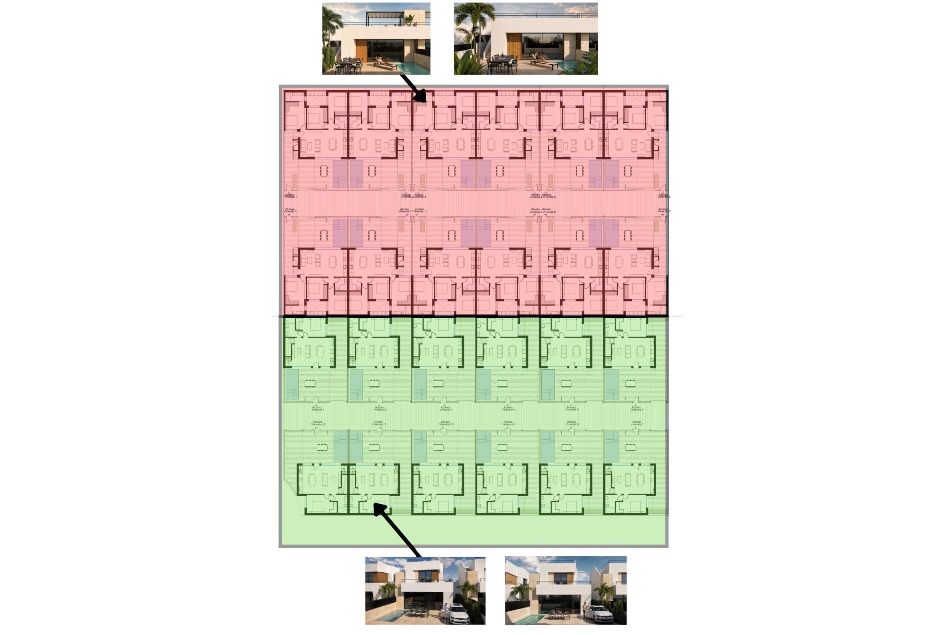 Nieuwbouw Woningen - Herenhuis - Condado de Alhama Golf Resort - Condado De Alhama