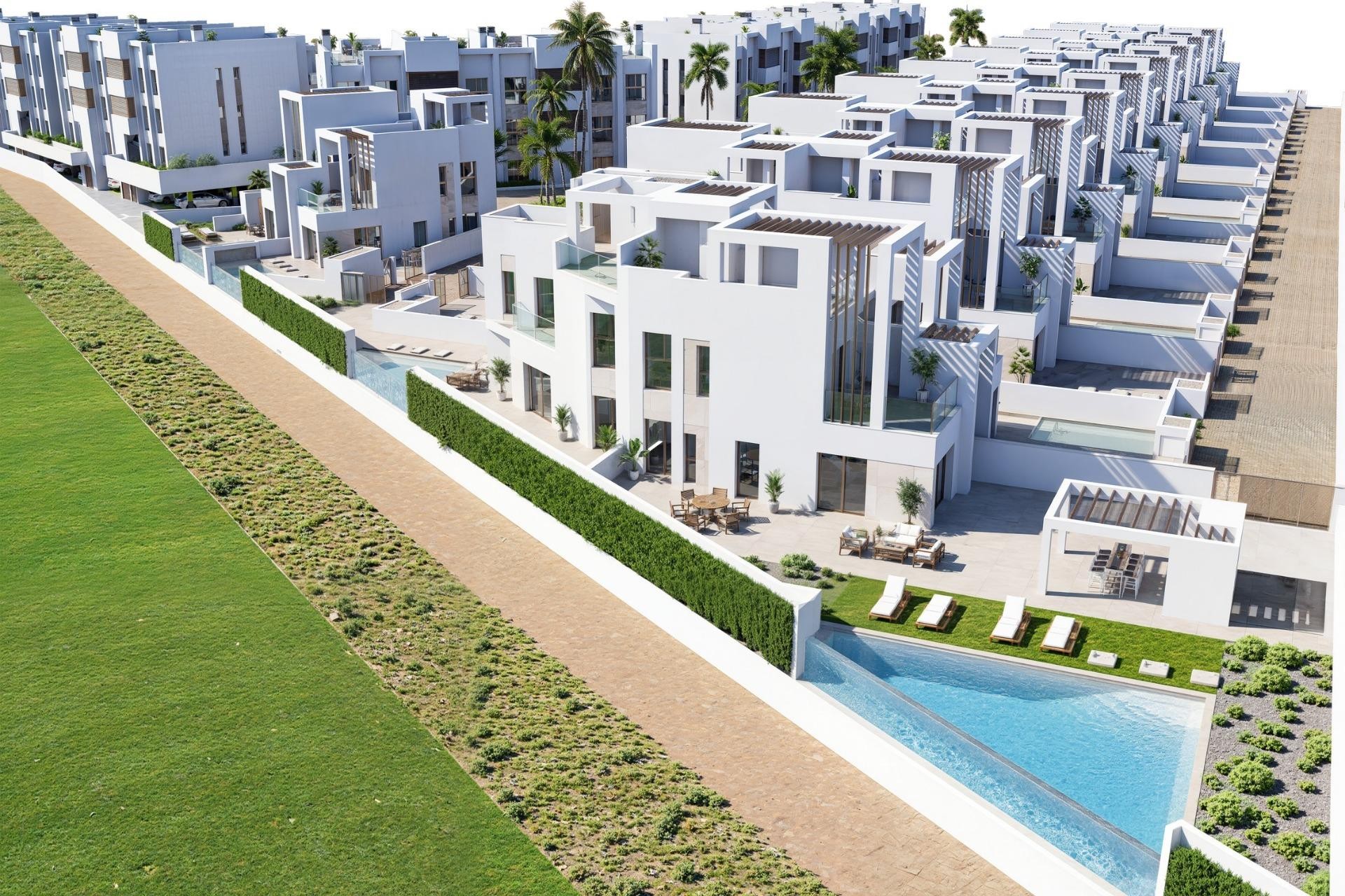 Nieuwbouw Woningen - Herenhuis - Los Alcazares - Serena Golf