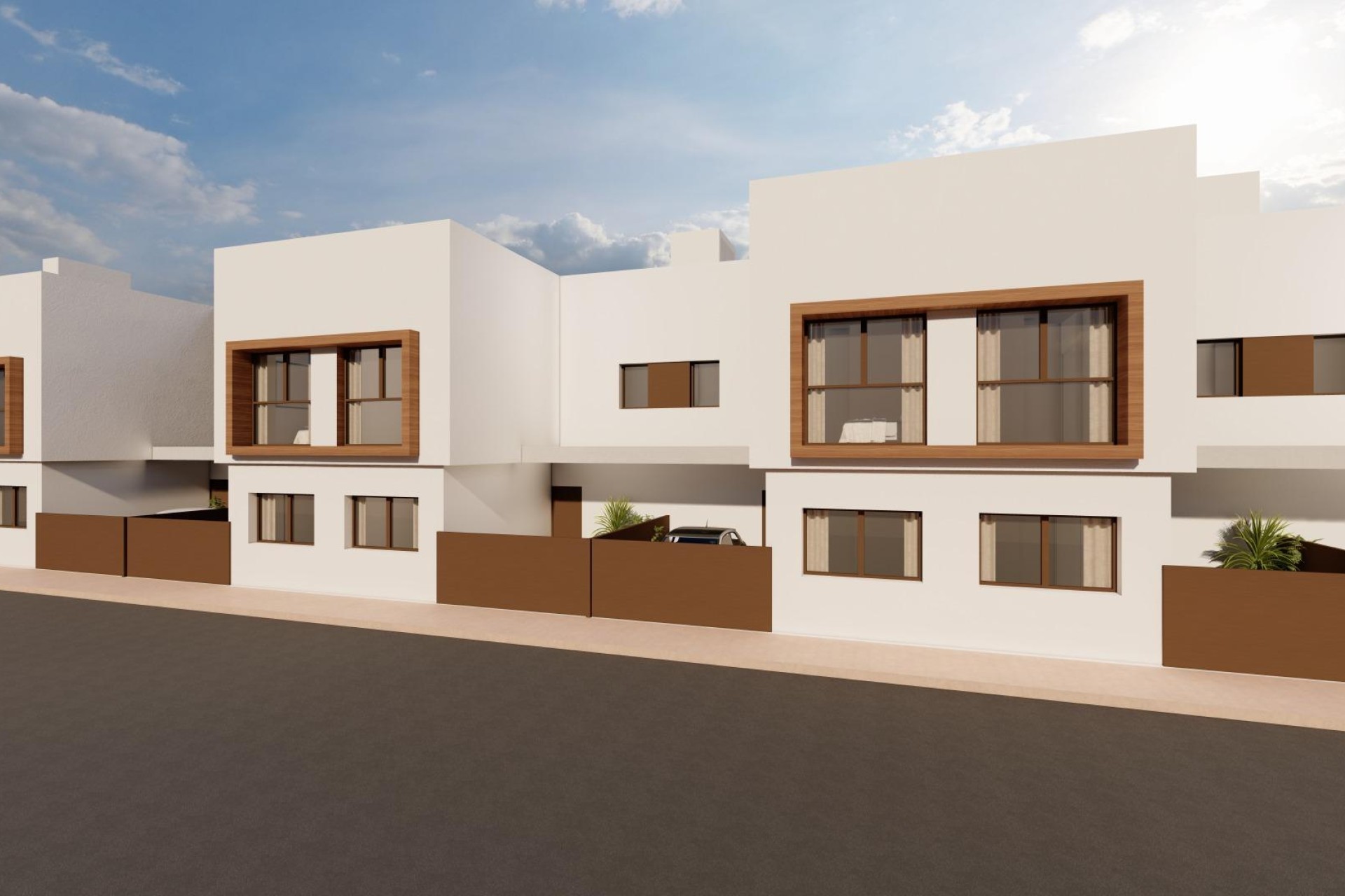 Nieuwbouw Woningen - Herenhuis - San Javier - pueblo