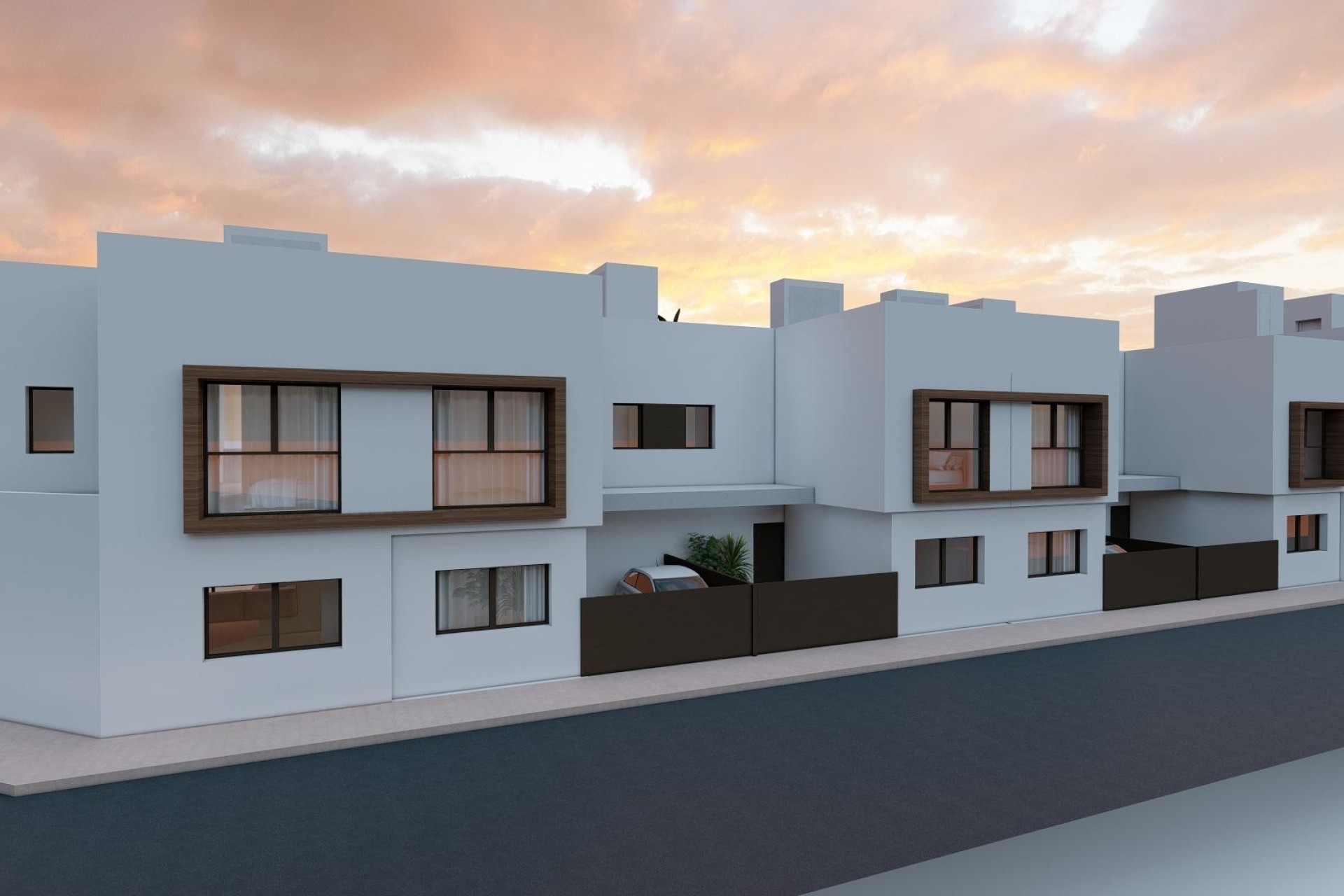 Nieuwbouw Woningen - Herenhuis - San Javier - pueblo