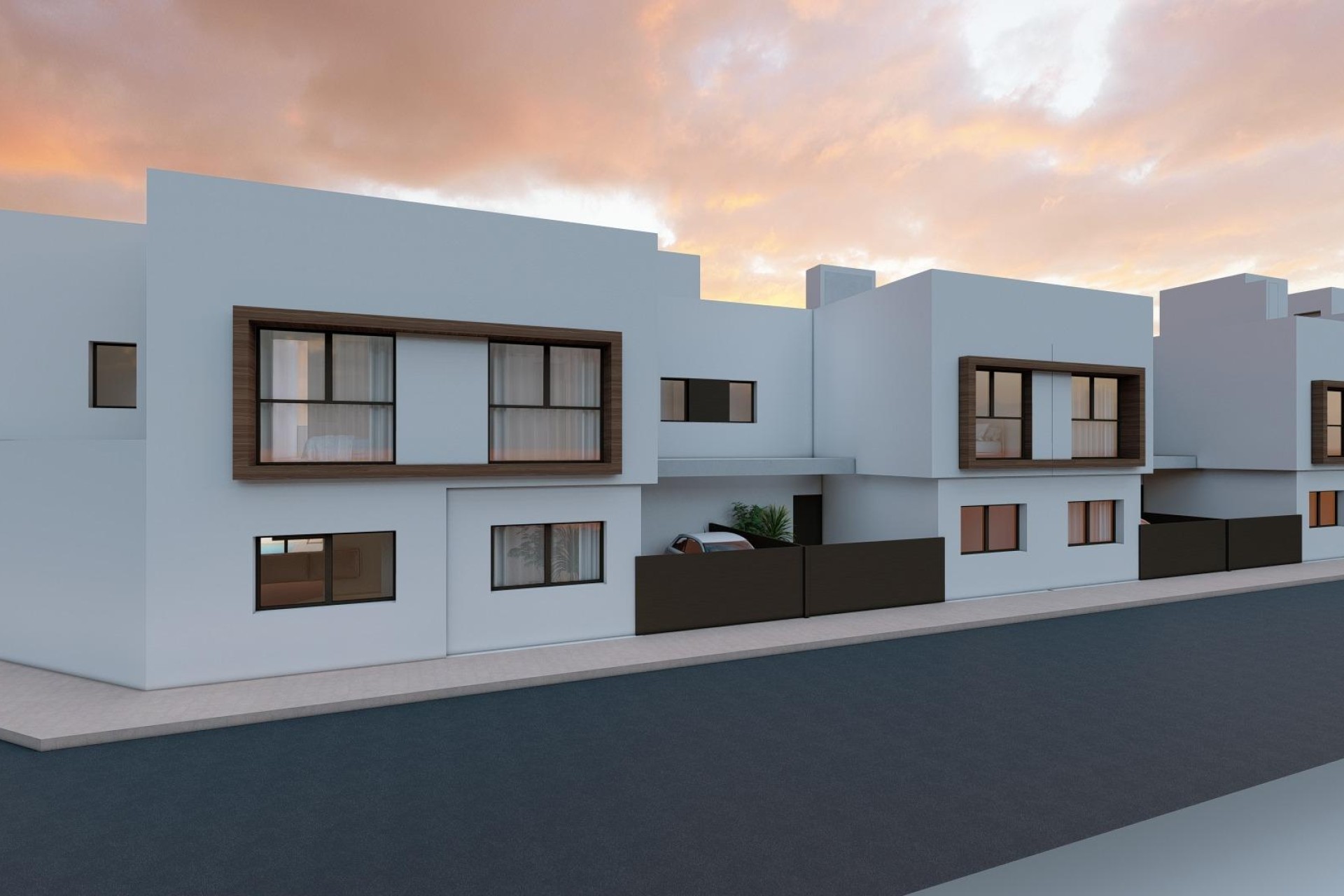 Nieuwbouw Woningen - Herenhuis - San Javier - pueblo