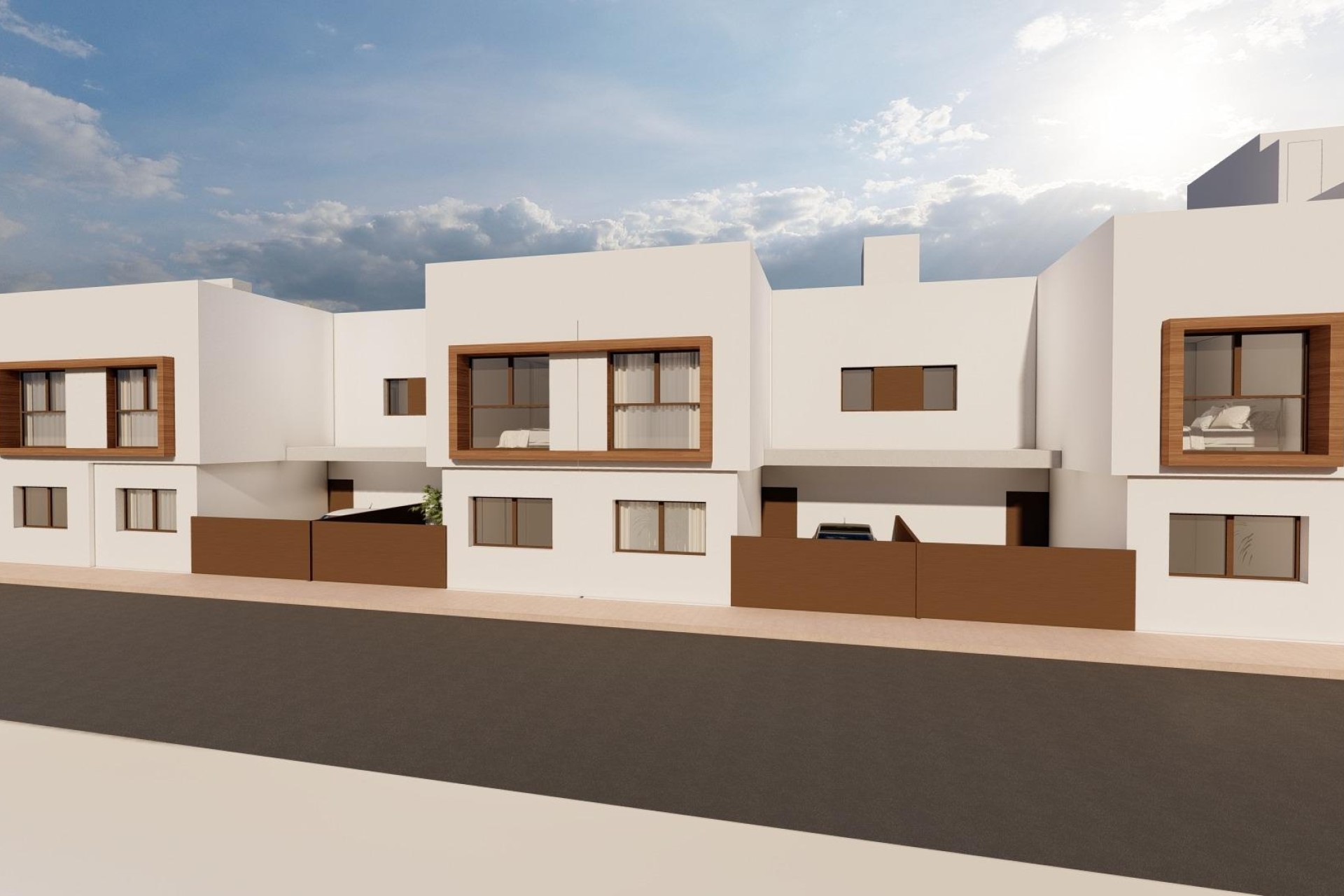 Nieuwbouw Woningen - Herenhuis - San Javier - pueblo