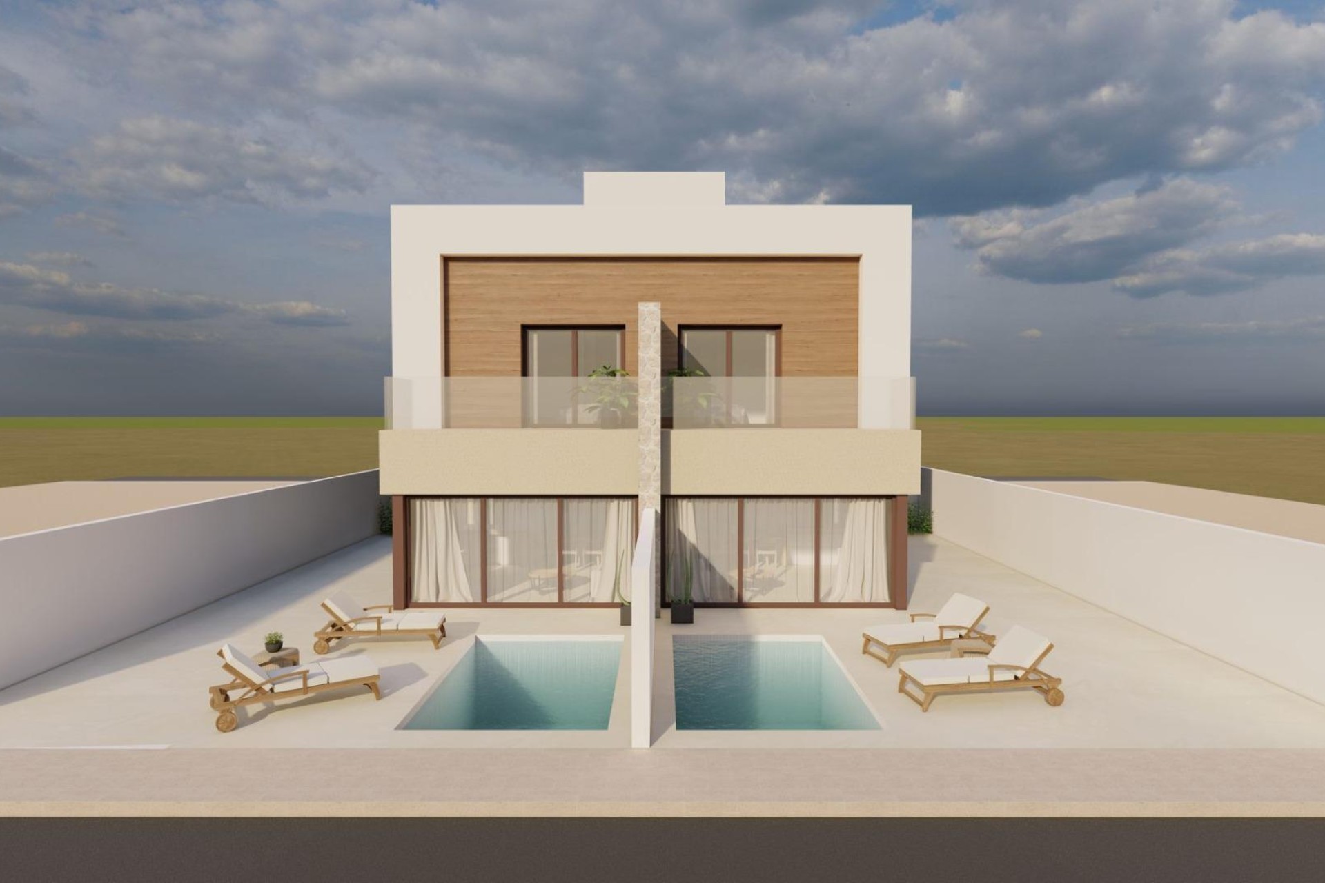 Nieuwbouw Woningen - Herenhuis - San Javier - pueblo