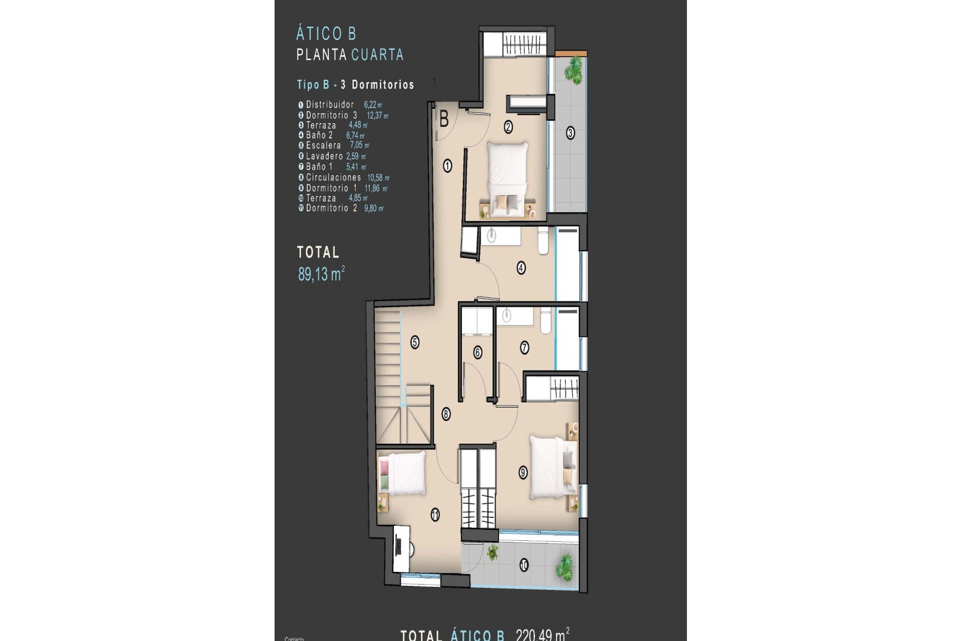 Nieuwbouw Woningen - Penthouse - Torrevieja - Centro
