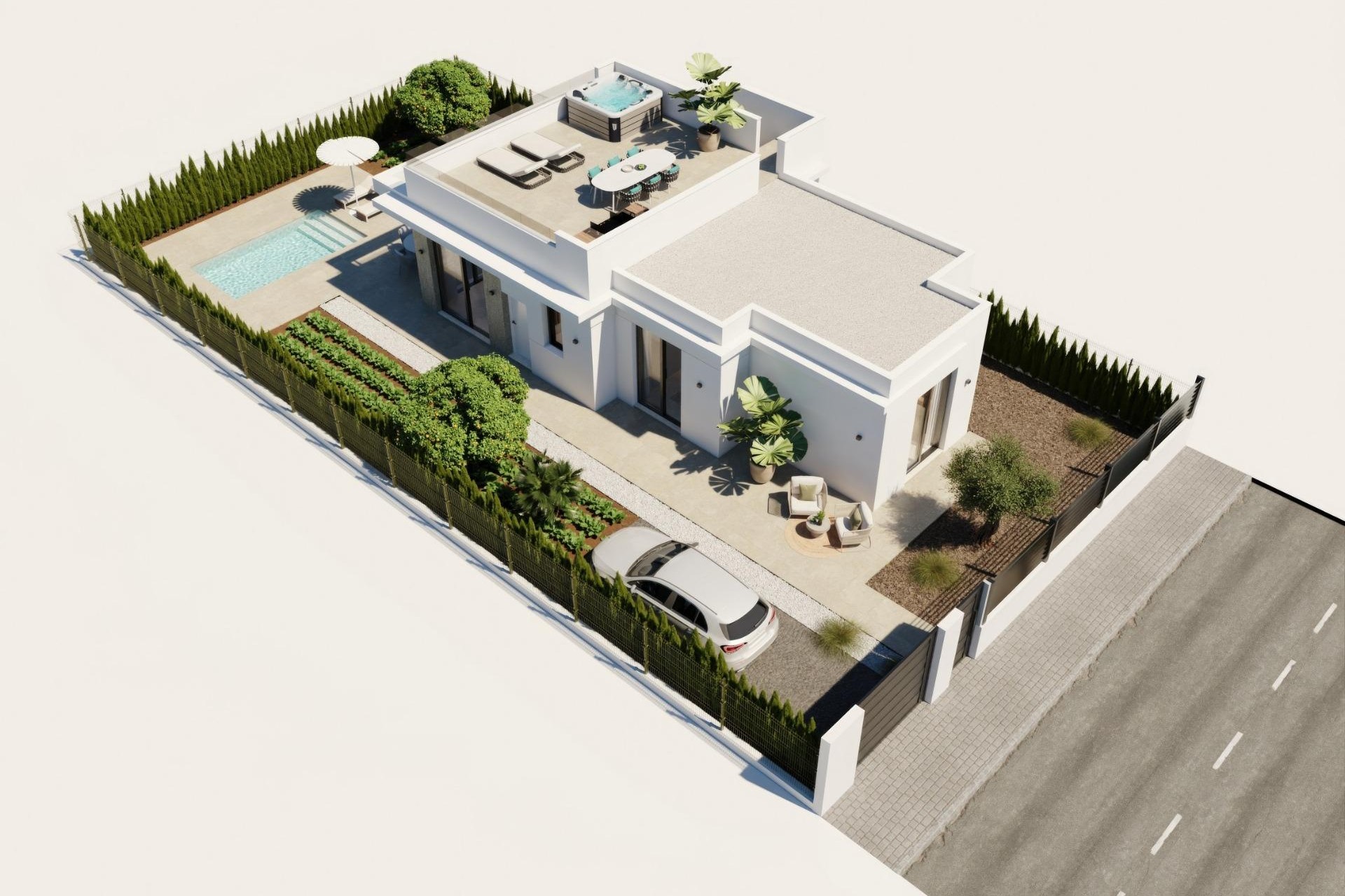 Nieuwbouw Woningen - Villa - Fuente Álamo - Hacienda Del Álamo Golf