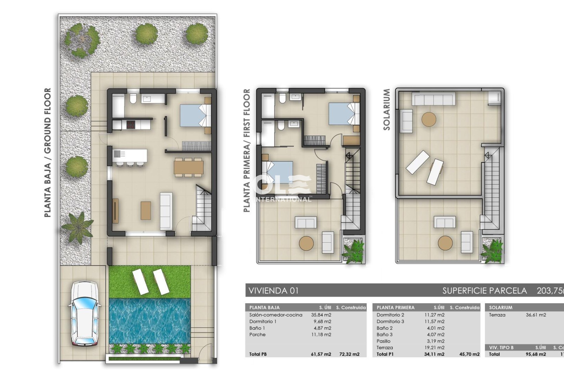Nieuwbouw Woningen - Villa - Pilar de la Horadada - Polideportivo