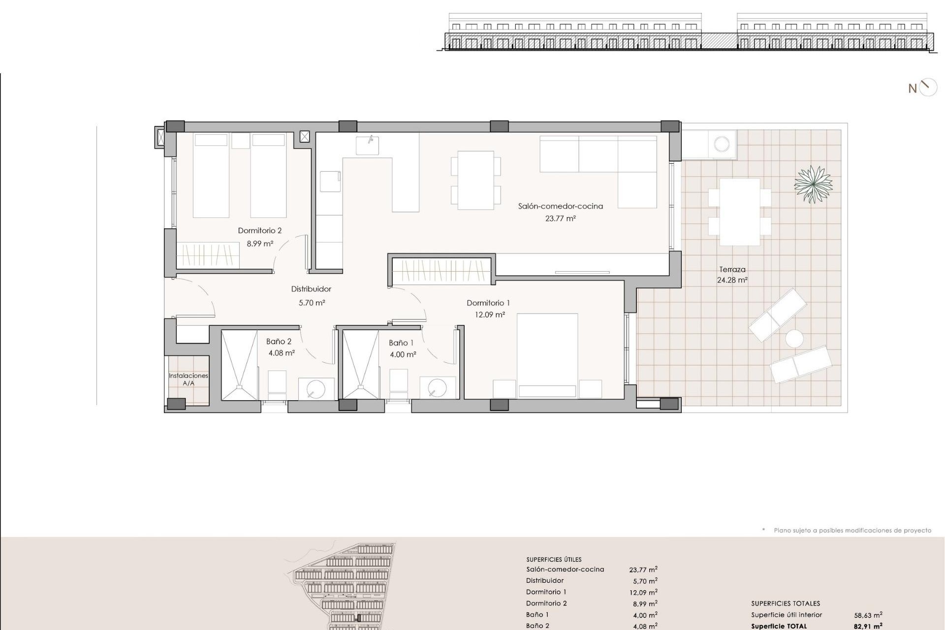 Nouvelle construction - Apartment - Pulpi - Aguilón Golf