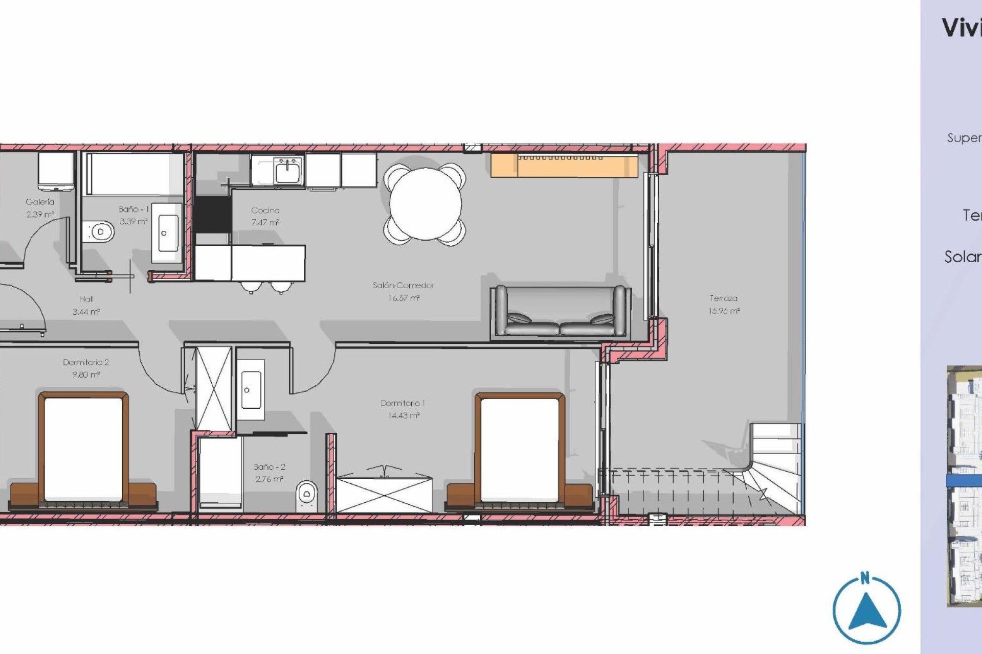 Nouvelle construction - Attique - Guardamar del Segura - El Raso