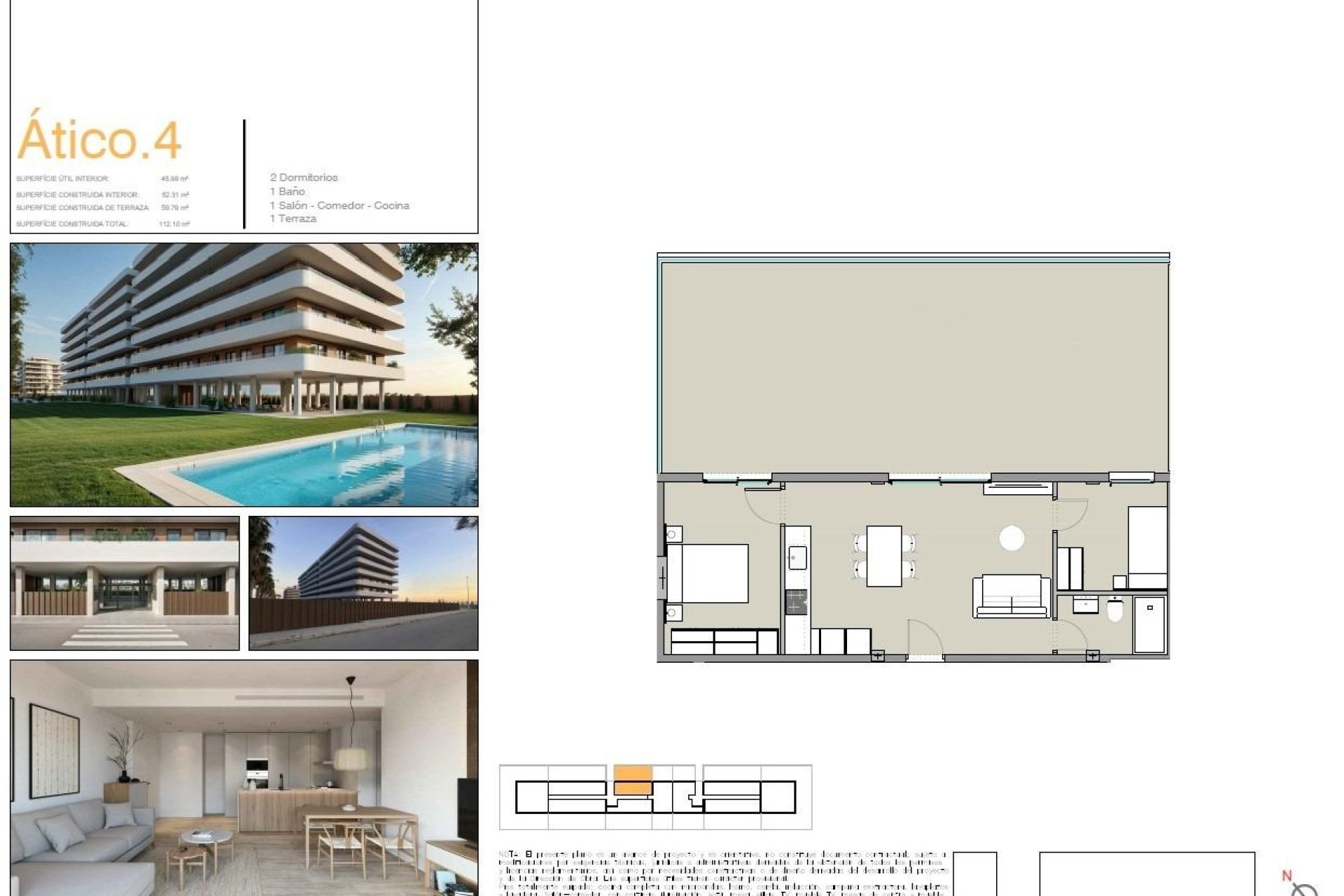 Nouvelle construction - Attique - Moncofa - Playa de Moncofa