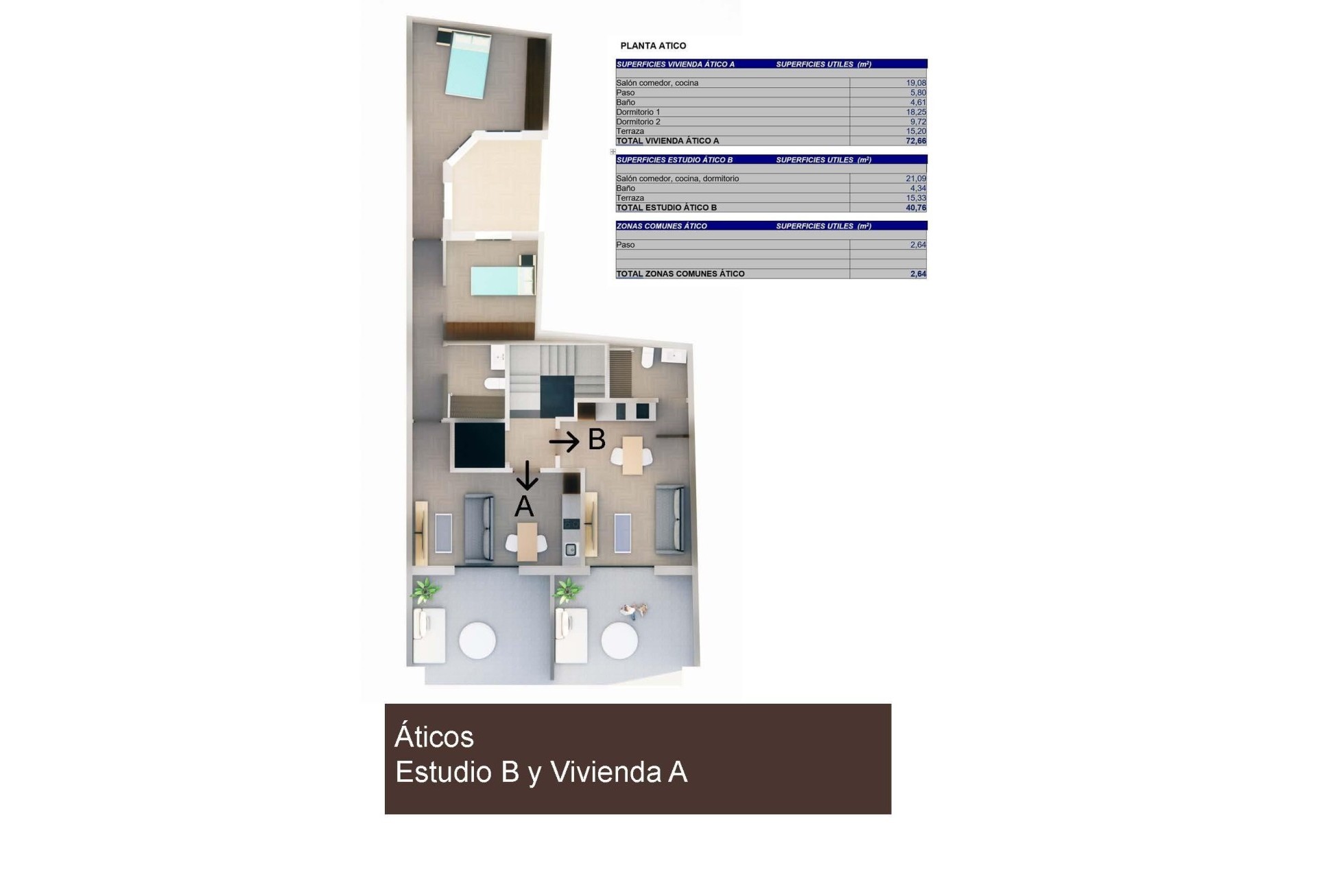 Nouvelle construction - Attique - Torrevieja - Centro