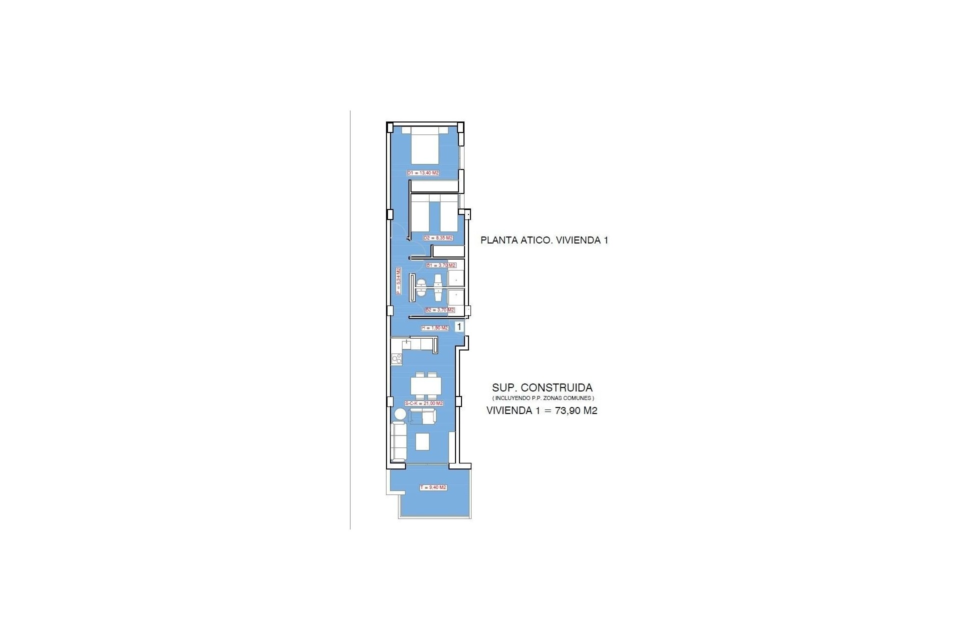 Nouvelle construction - Attique - Torrevieja - Playa El Acequión