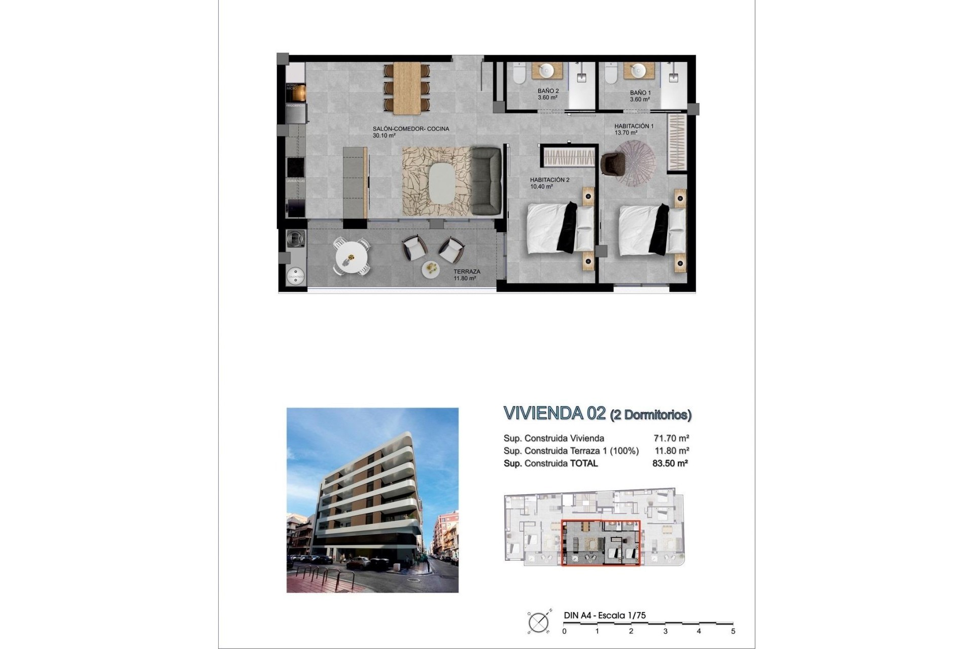 Новое здание - Apartment - Santa Pola - pueblo