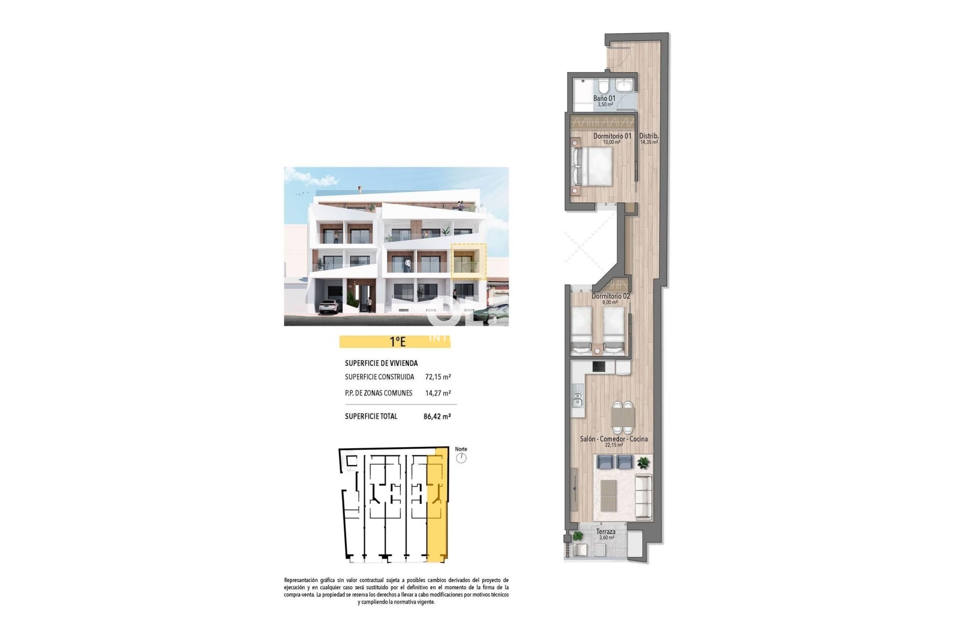 Новое здание - Apartment - Torrevieja - Playa de El Cura