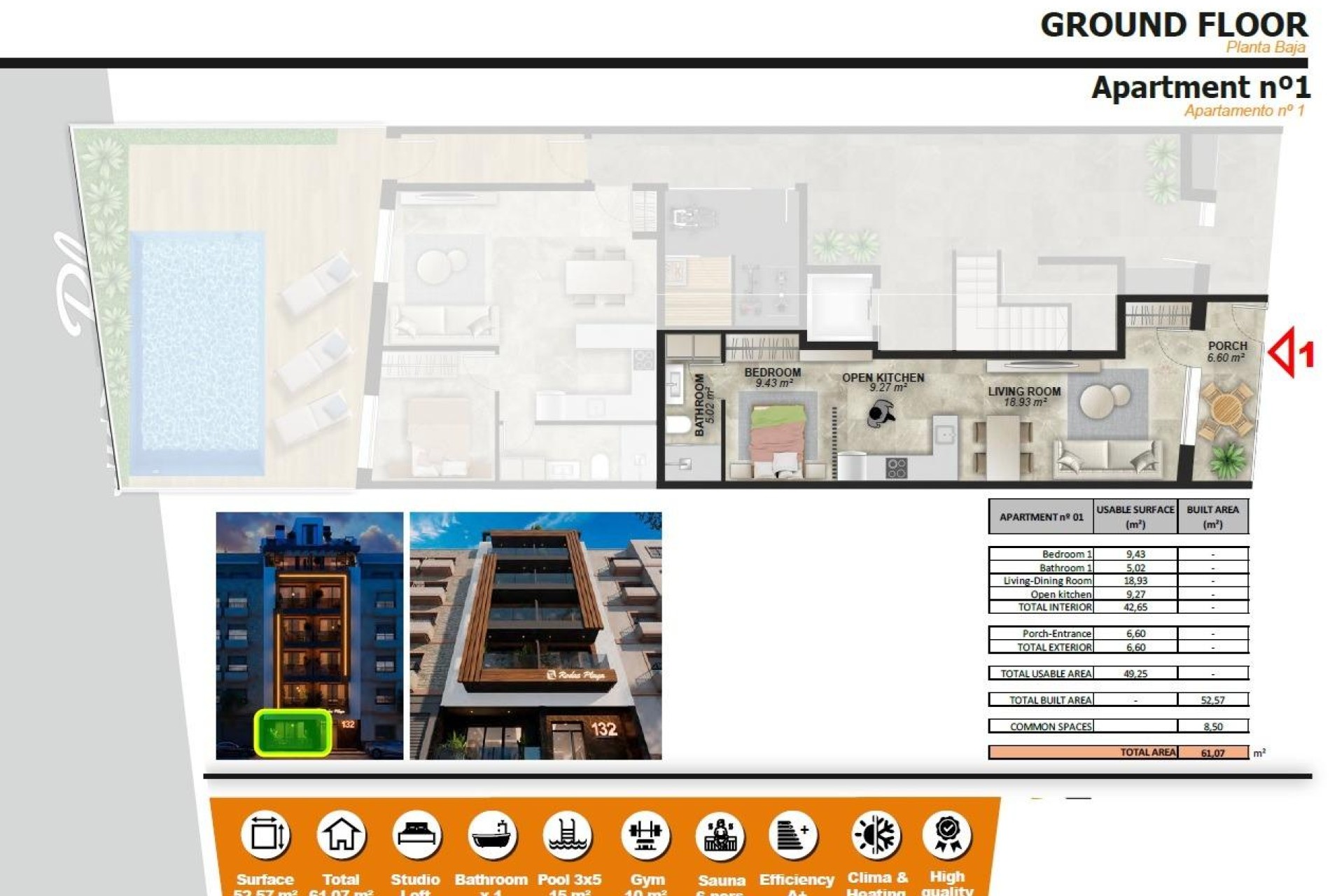 Новое здание - Apartment - Torrevieja - Playa de El Cura