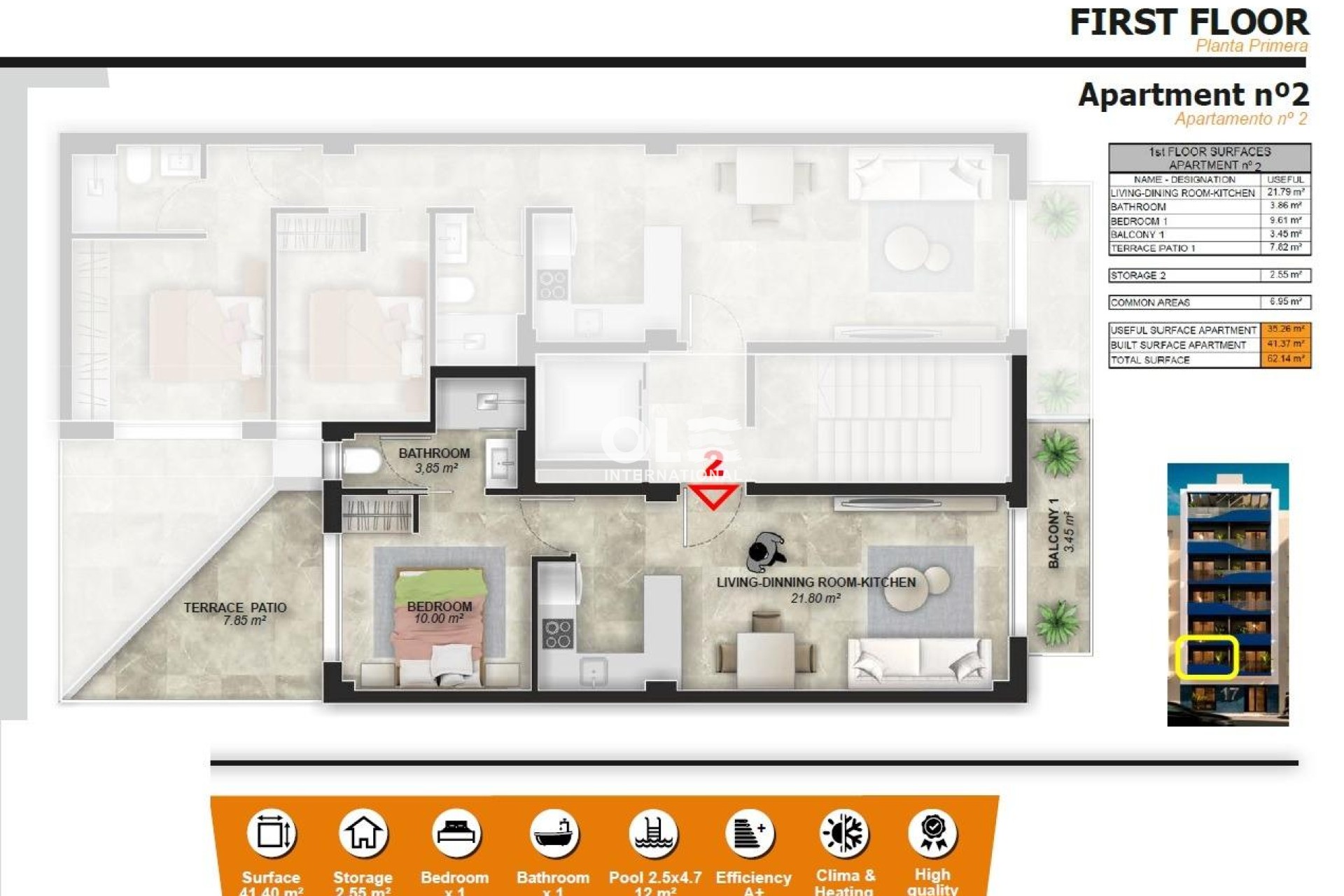 Новое здание - Apartment - Torrevieja - Playa del Acequión