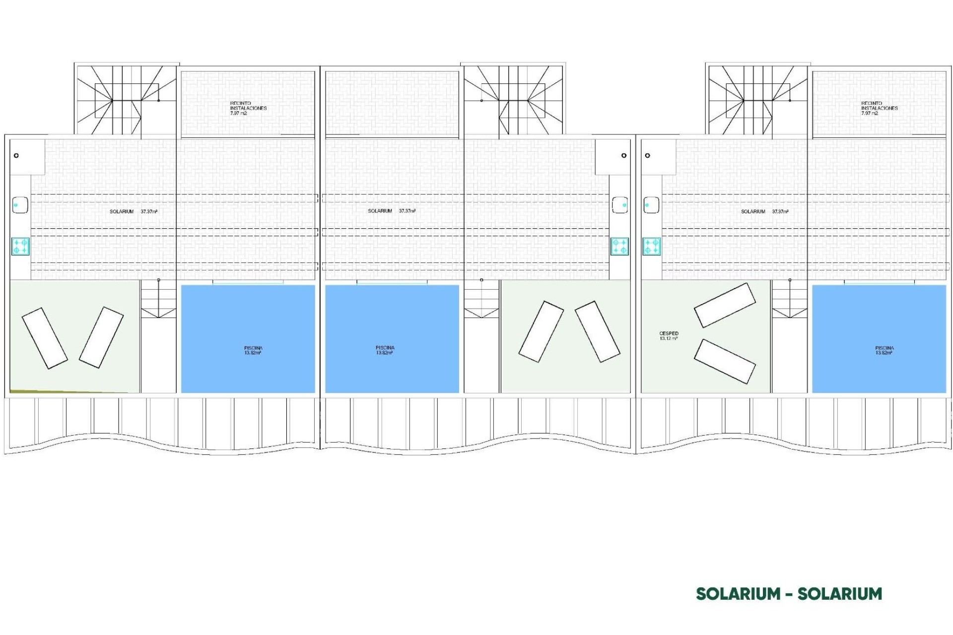 Новое здание - Бунгало - Pilar de la Horadada - parques de Andromeda