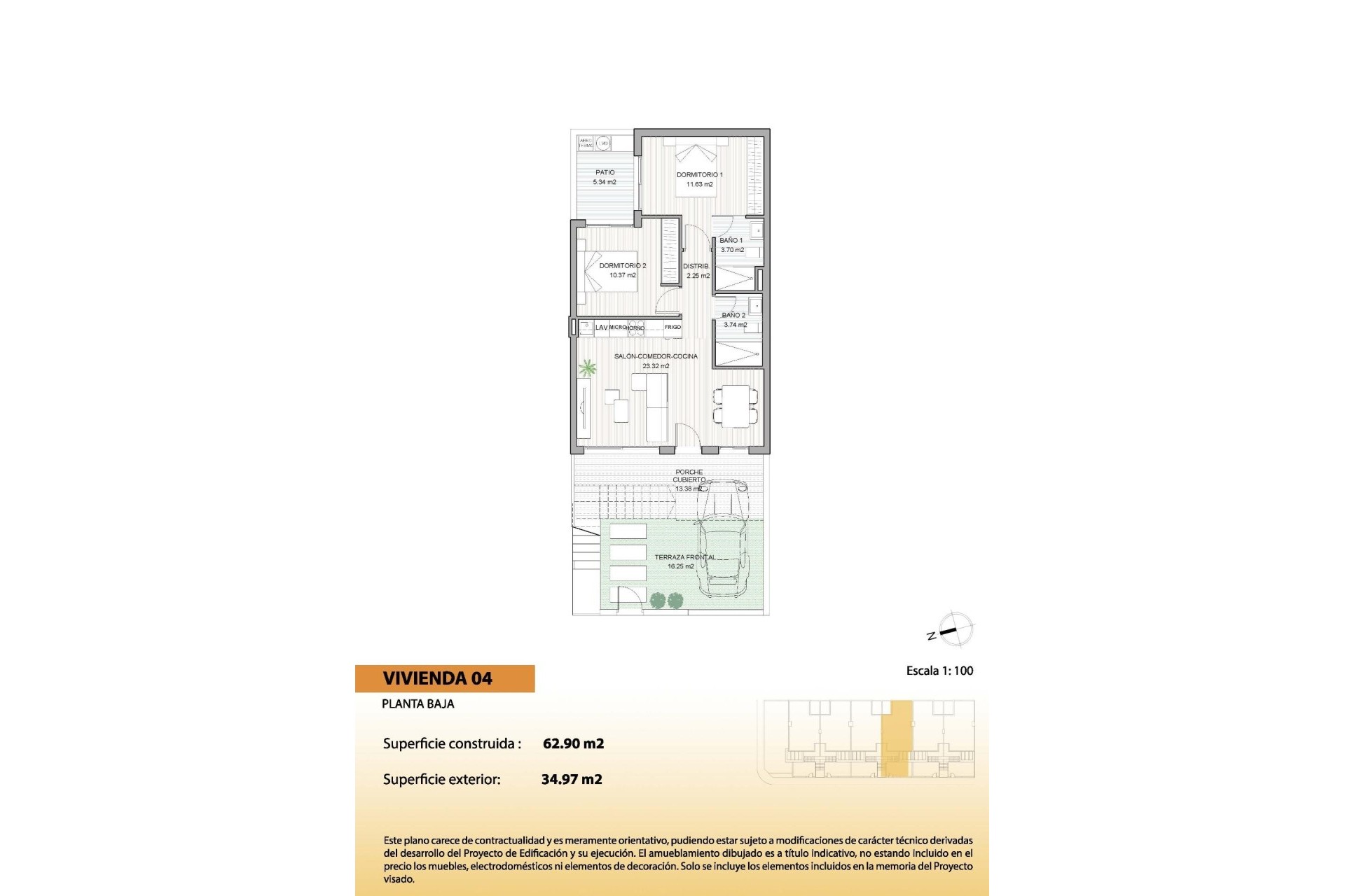 Новое здание - Бунгало - San Pedro del Pinatar - El Salero