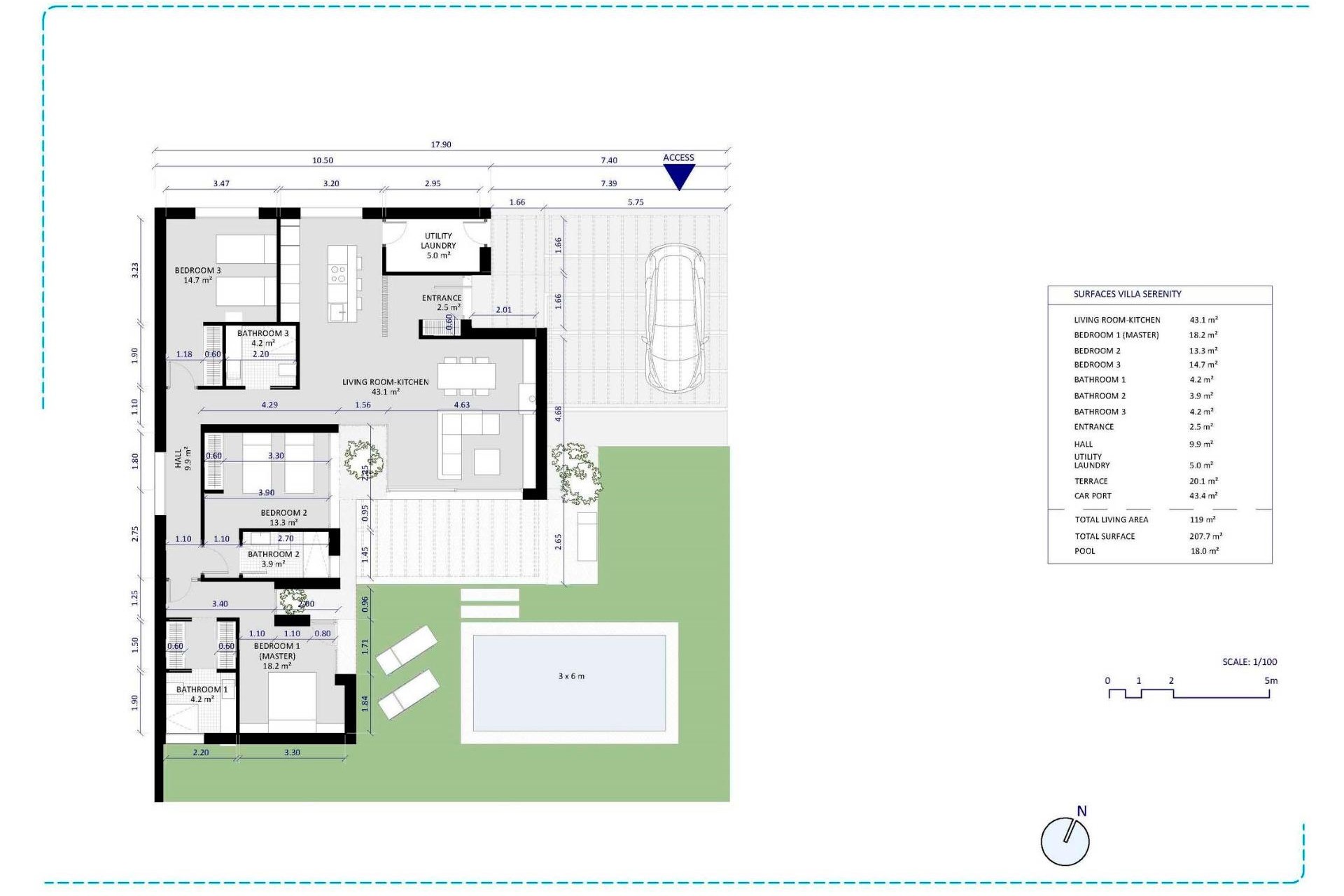 Новое здание - Villa - Baños y Mendigo - Altaona Golf