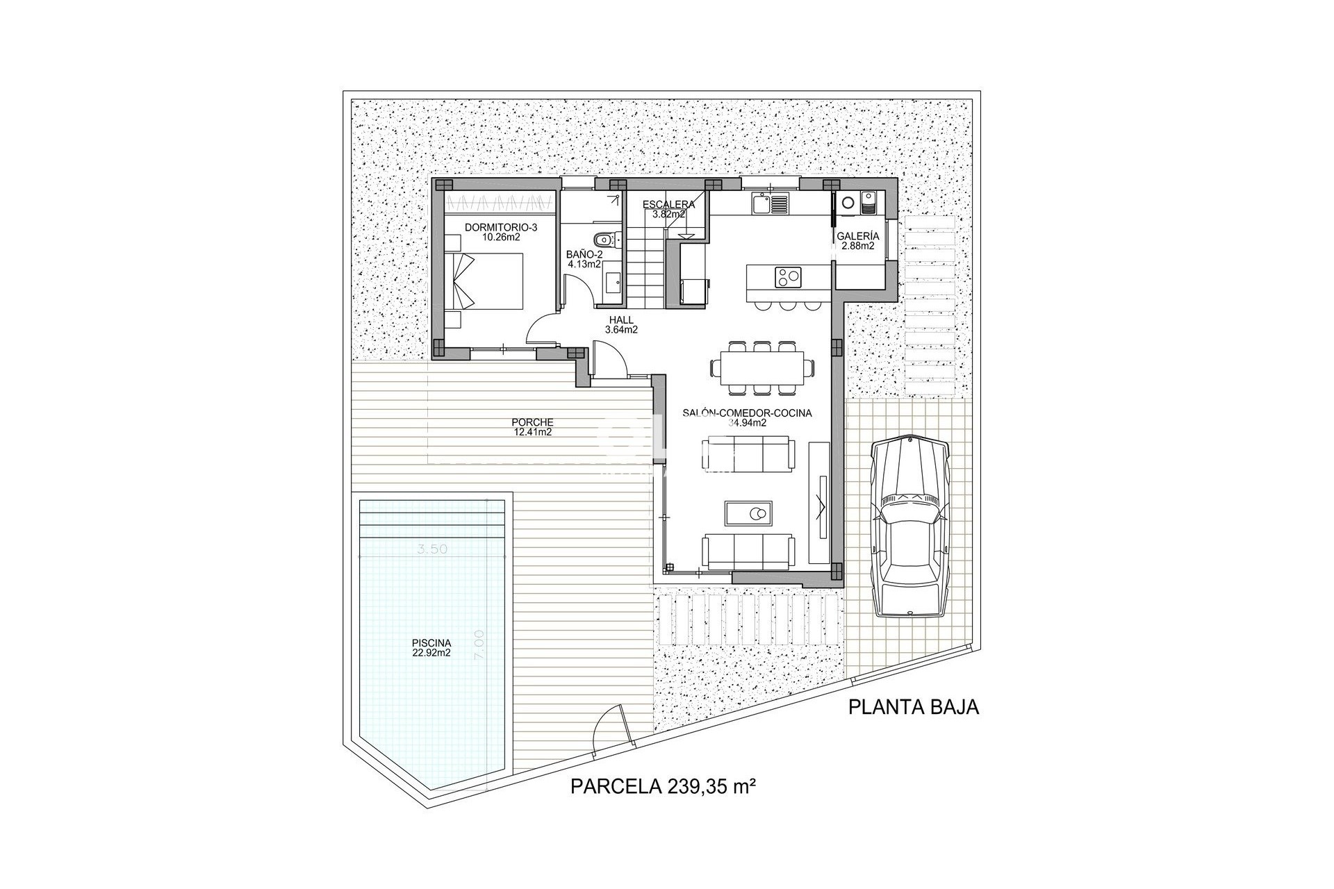 Новое здание - Villa - Benijofar - Polideportivo