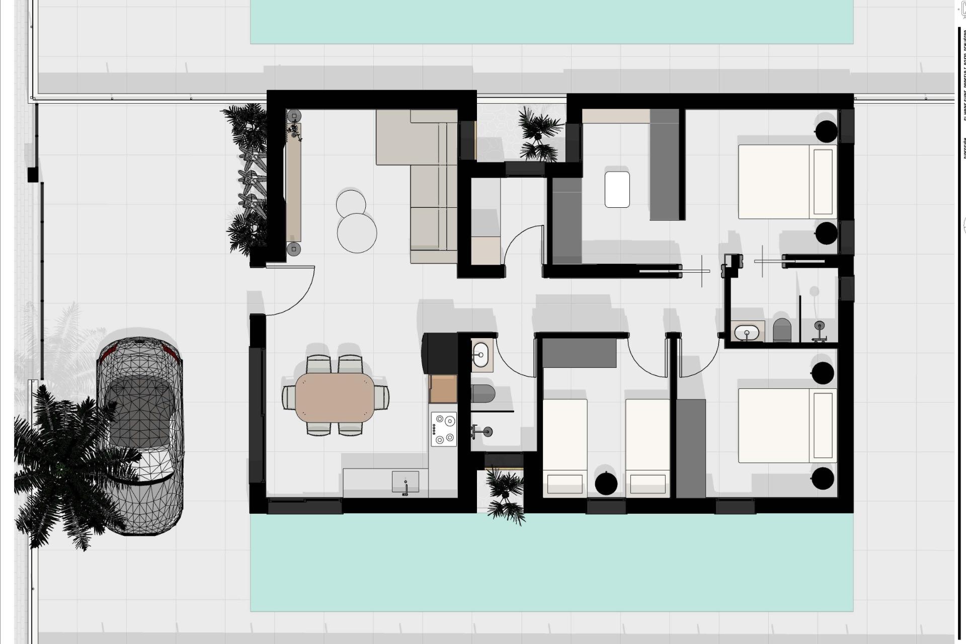 Новое здание - Villa - Benijofar - Urb. Monteazul