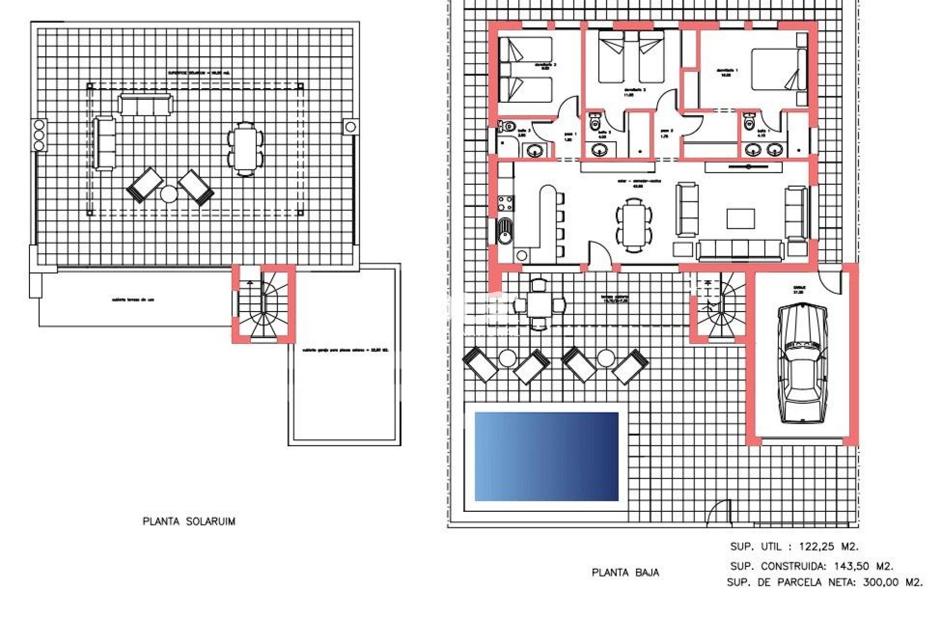 Новое здание - Villa - Fuente Álamo - La Pinilla