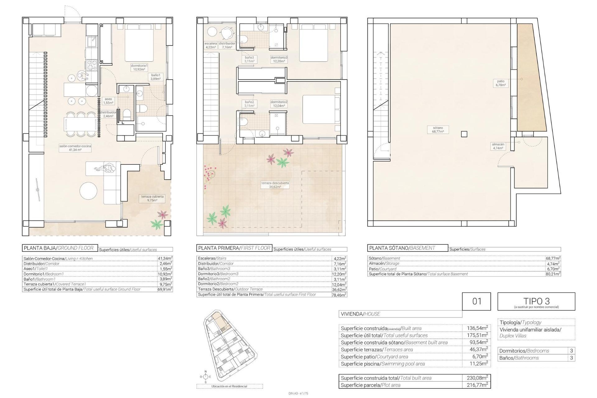 Новое здание - Villa - Hondón de las Nieves - Centro
