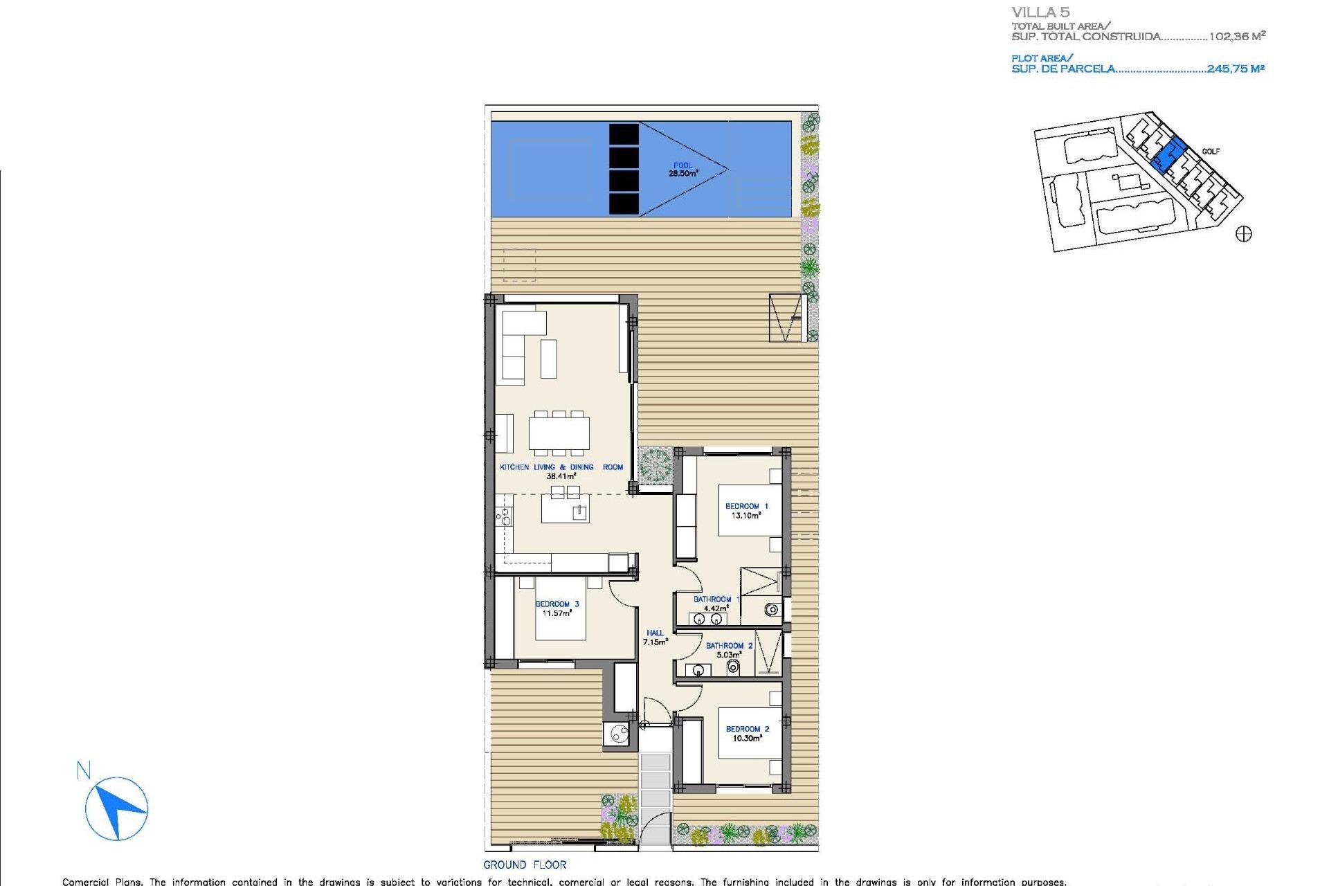 Новое здание - Villa - Los Alcazares - Serena Golf