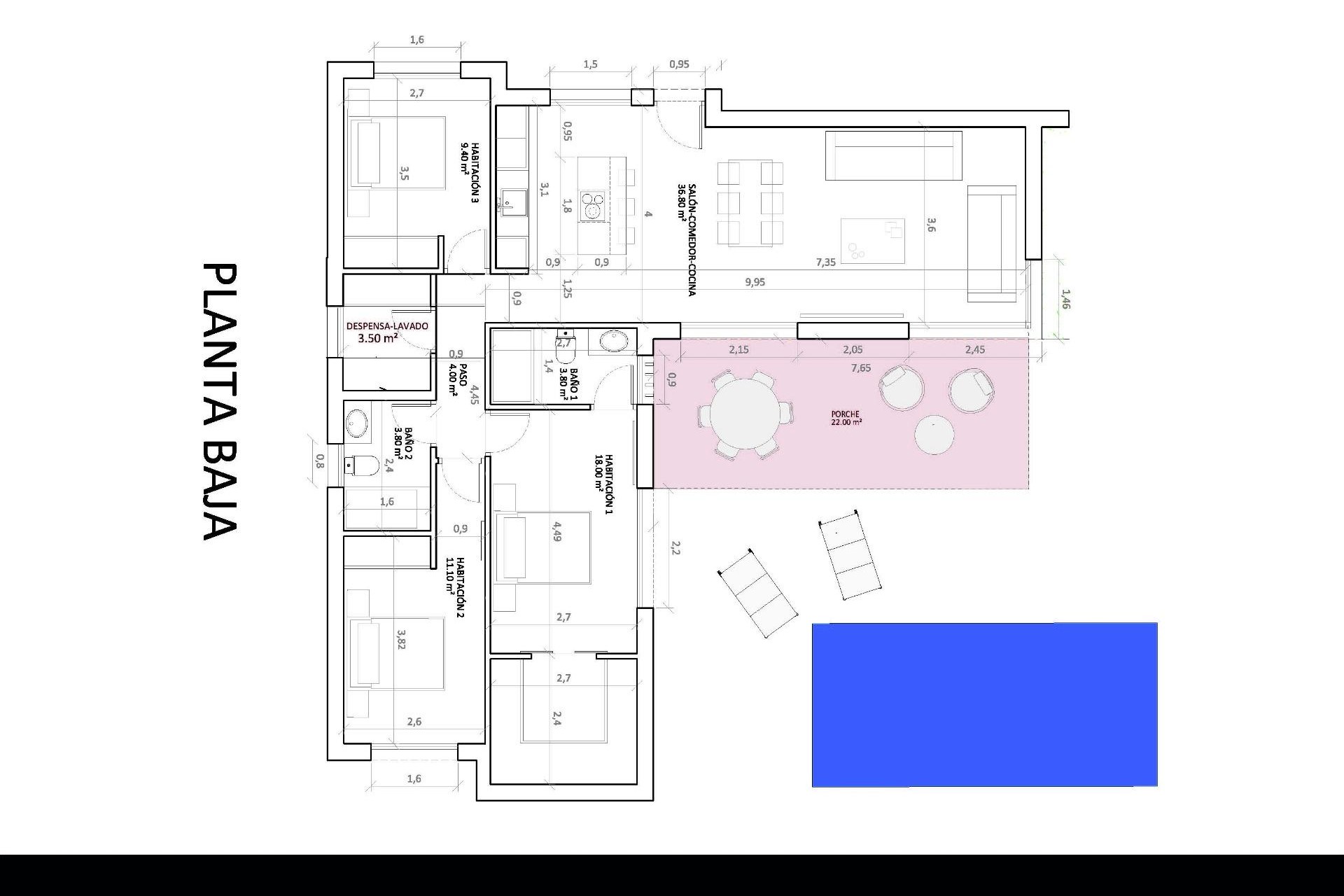 Новое здание - Villa - Monforte del Cid - La Capitana