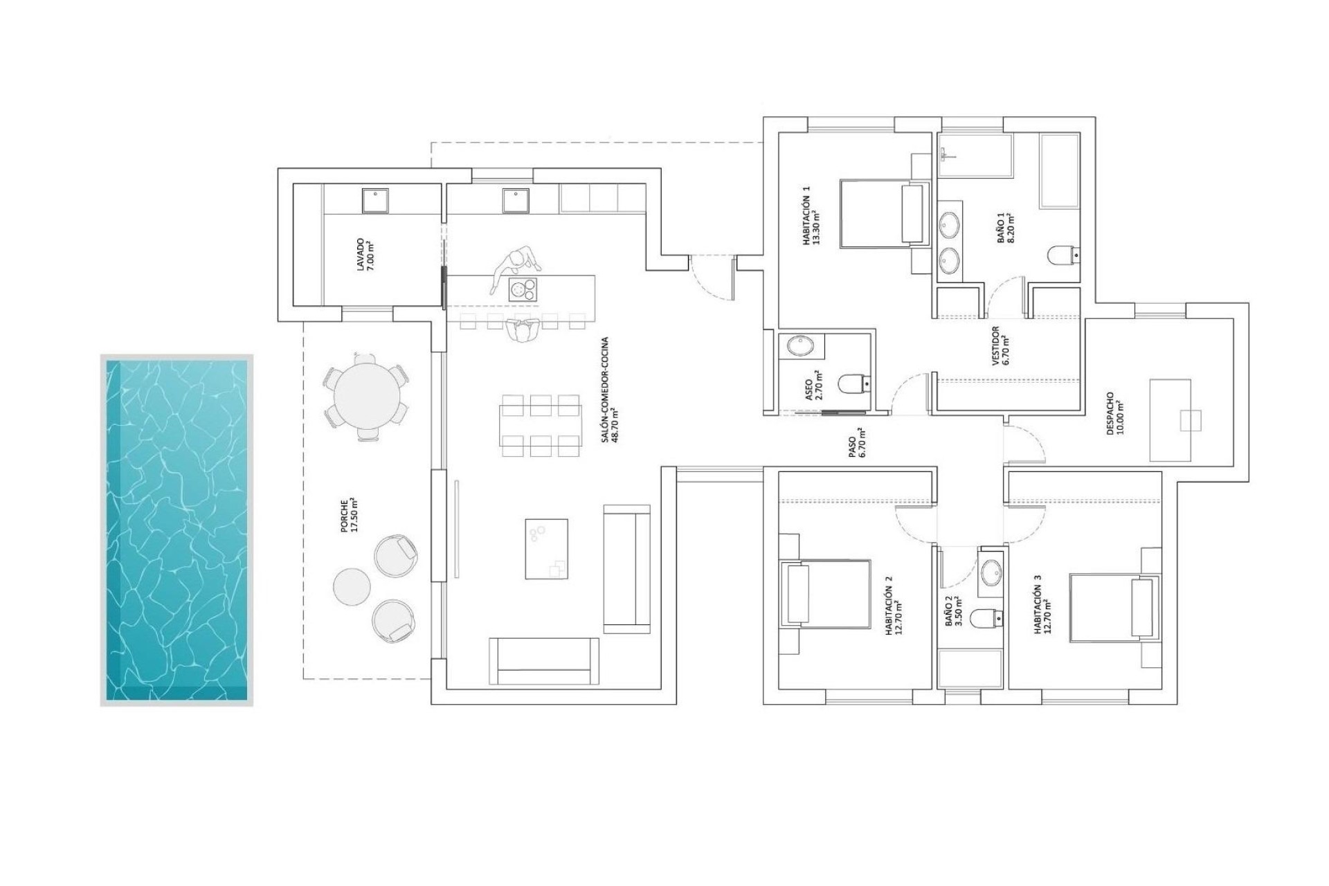 Новое здание - Villa - Monforte del Cid - La Capitana