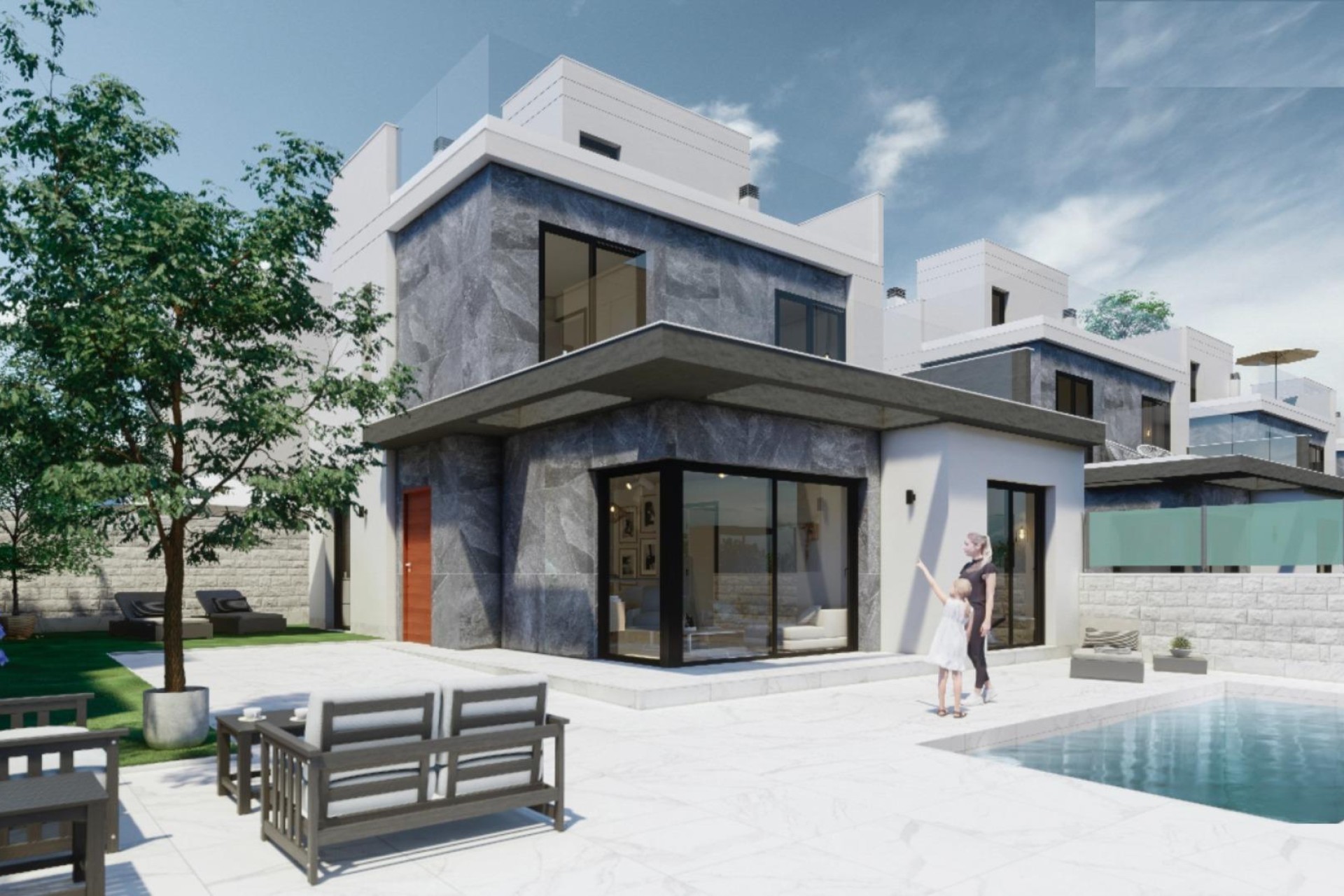 Новое здание - Villa - Pilar de la Horadada
