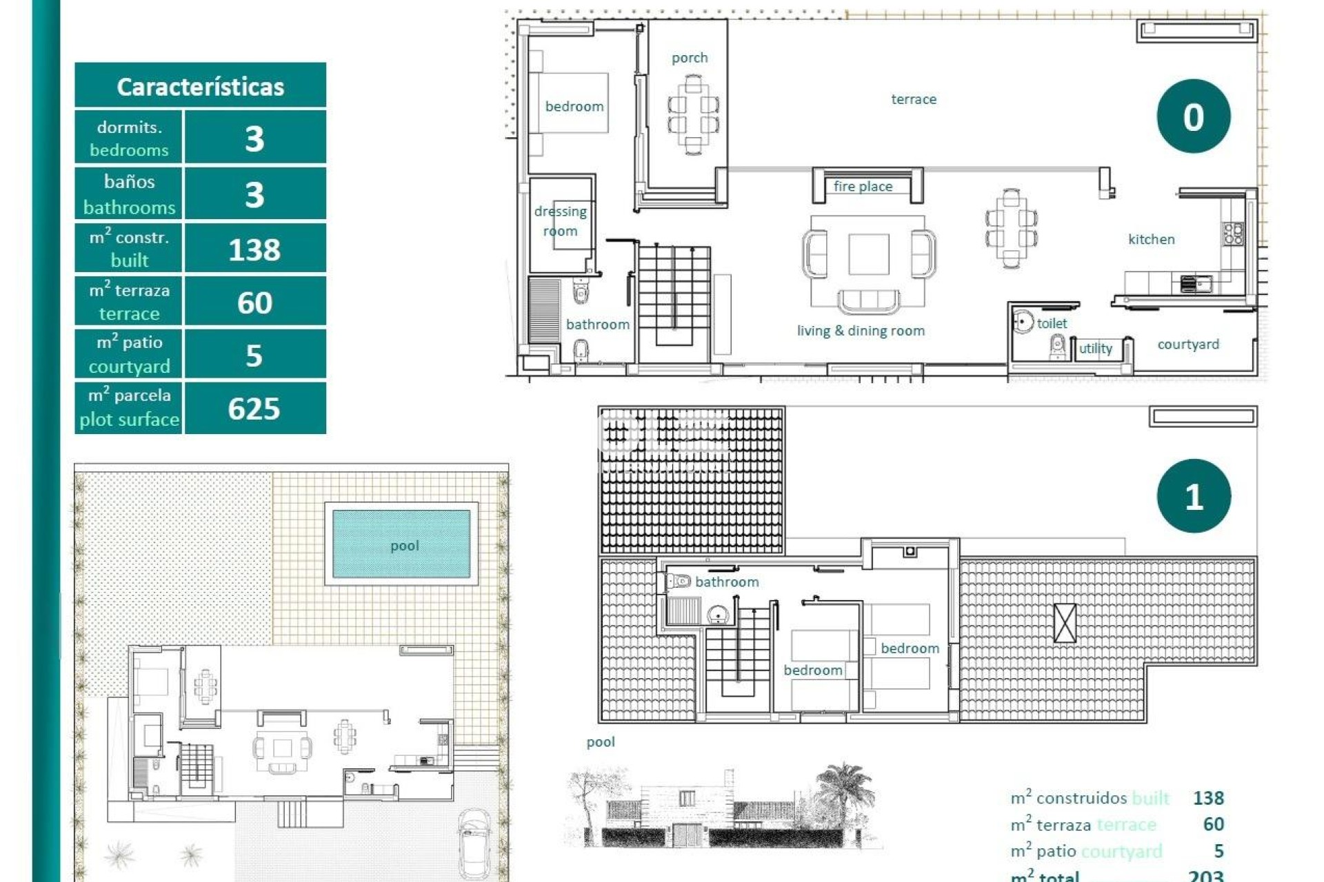 Новое здание - Villa - Sucina - Peraleja Golf