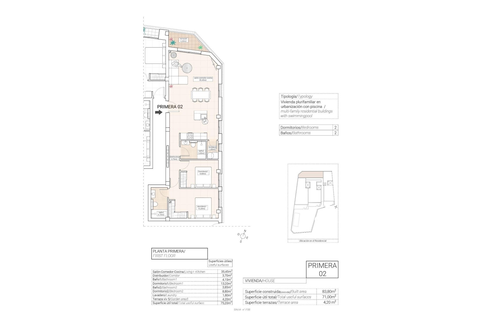 Nowy budynek - Apartment - Hondón de las Nieves - Pueblo