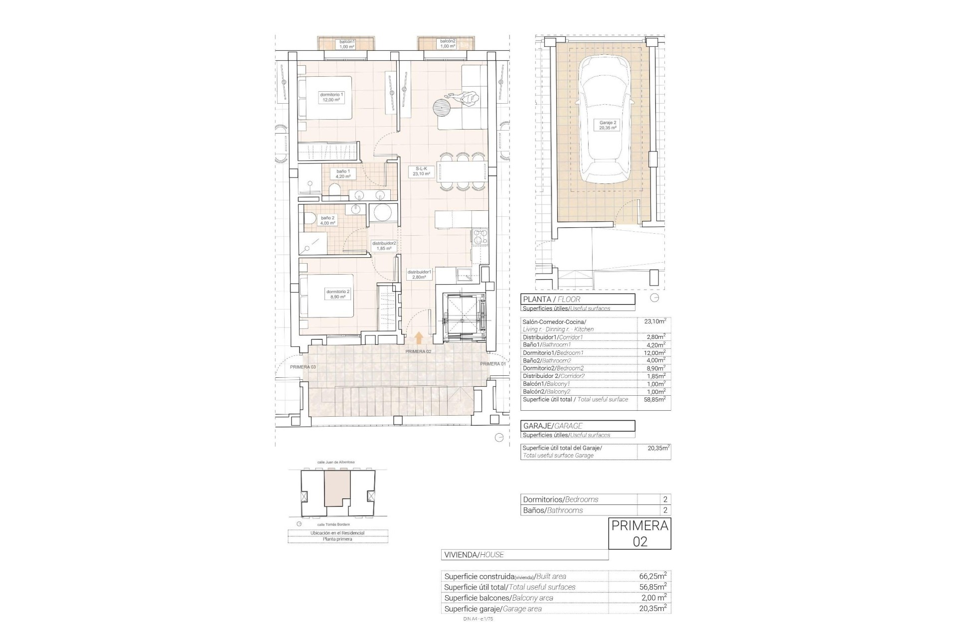 Nowy budynek - Apartment - Hondón de las Nieves - Pueblo