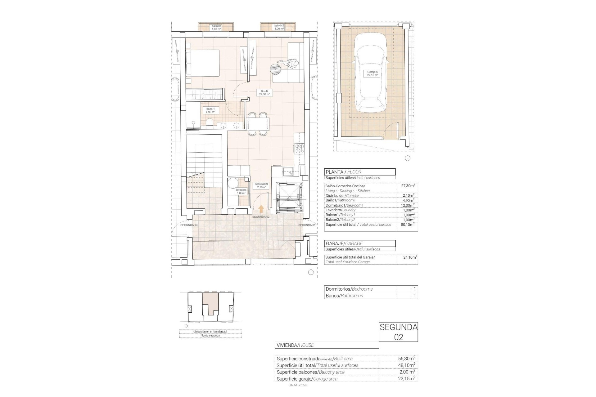 Nowy budynek - Apartment - Hondón de las Nieves - Pueblo
